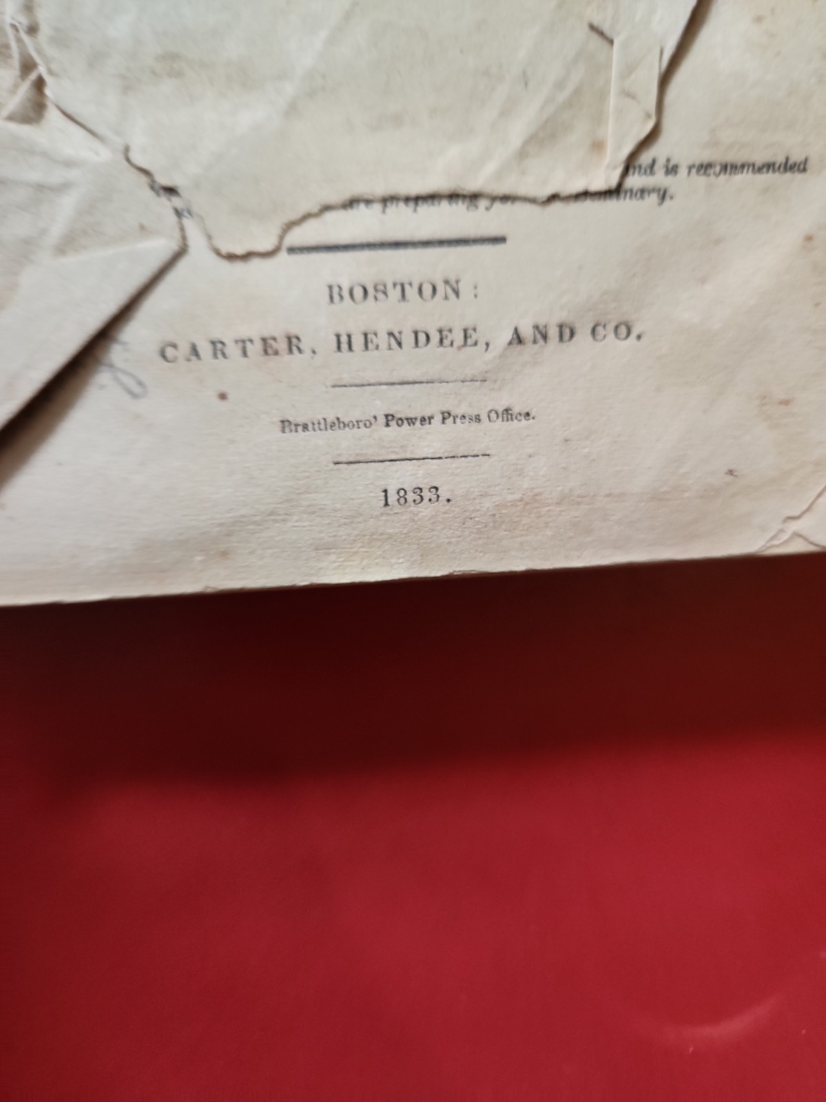 ** 1833 Adam’s Latin Grammar Original Printing Not Copy 1833