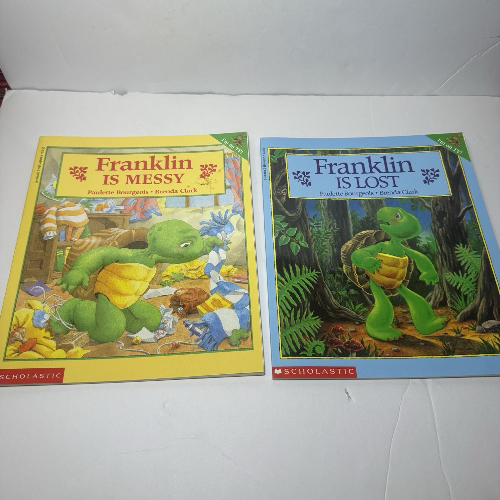 Lot Of 12 Franklin the Turtle Picture Books Paulette Bourgeois & Brenda Clark