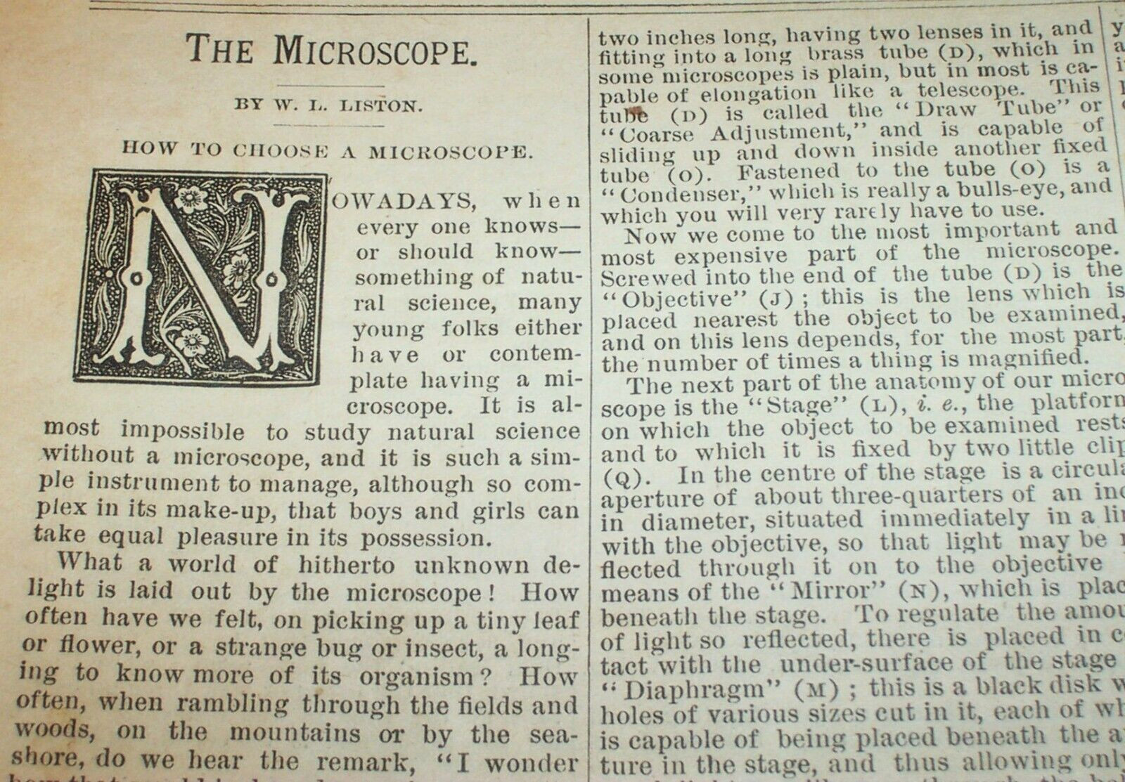 1889 Story Paper Children Halloween Games Astrology Fortune Telling Microscope