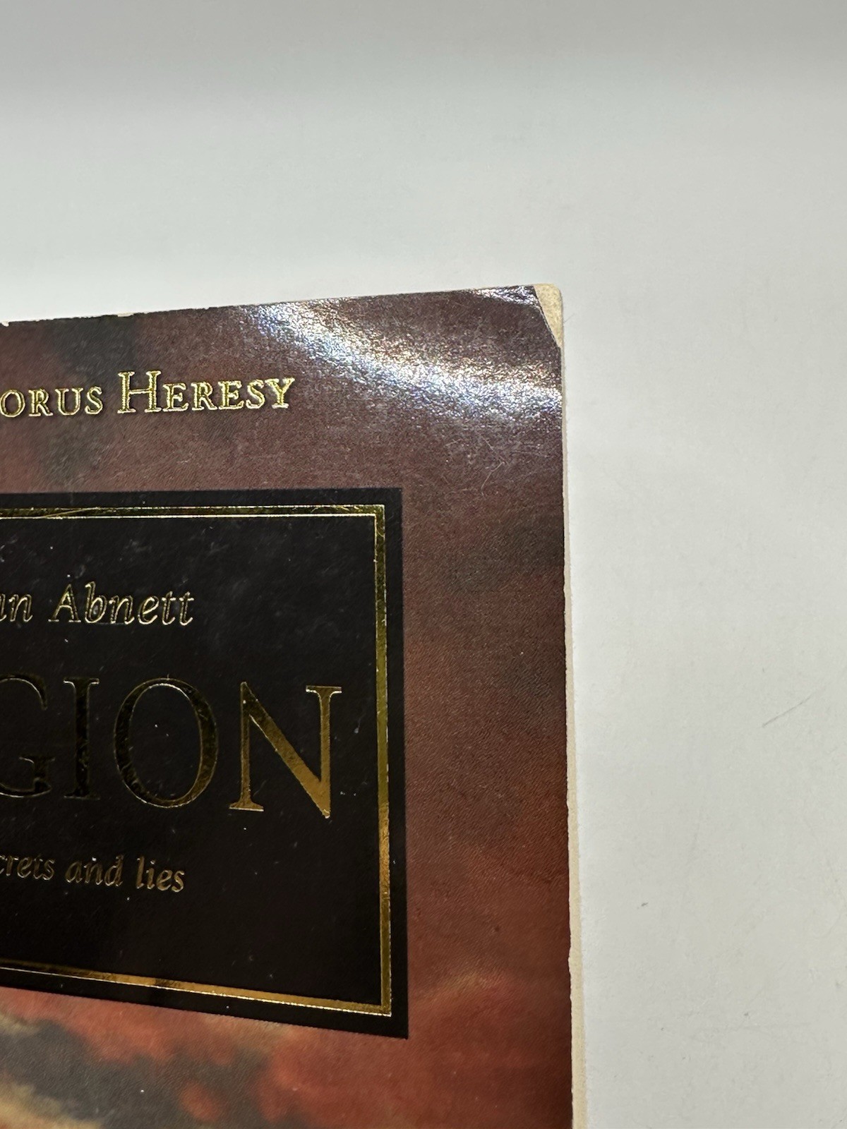 Legion by Dan Abnett The Horus Heresy Warhammer 40K First Printing MM PB Book