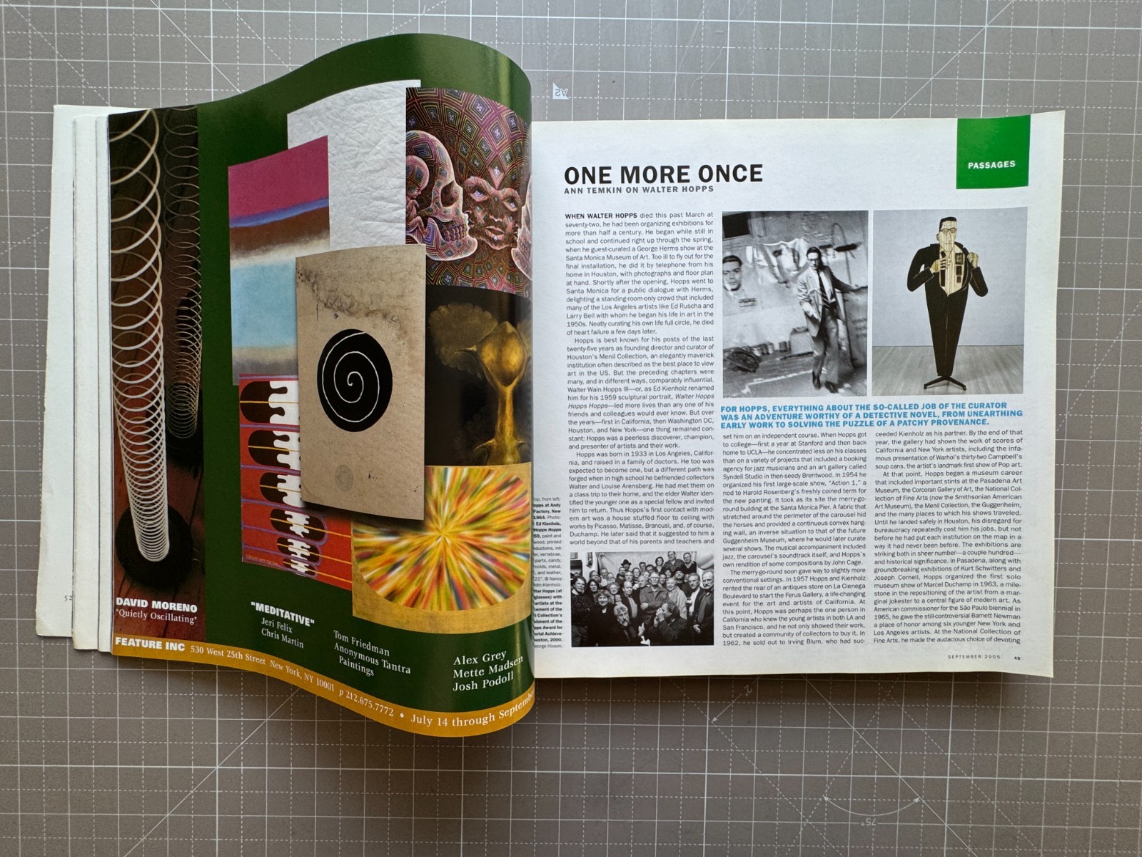 ARTFORUM International Magazine, September 2005. Institution of Critique, Venice