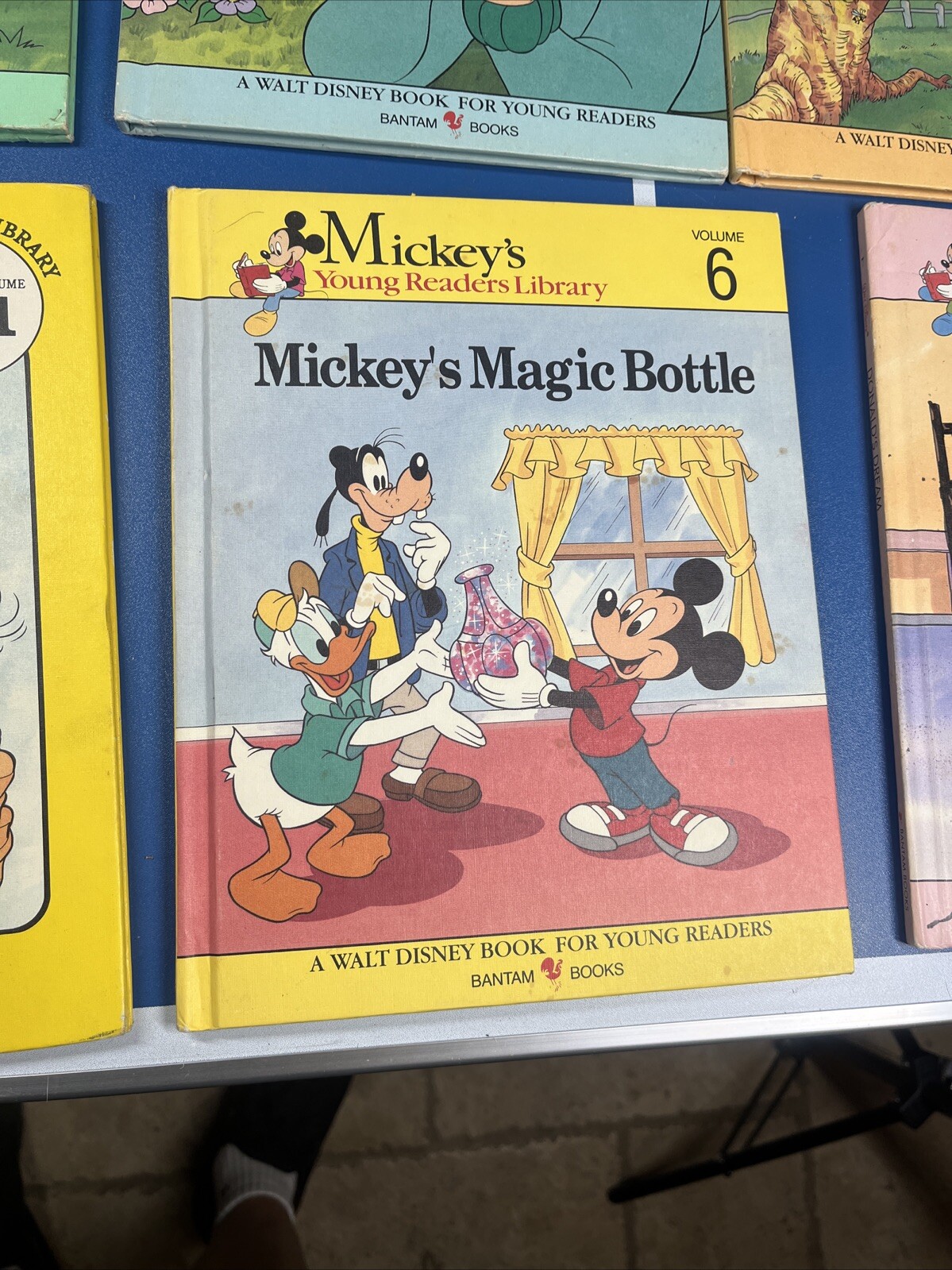 Walt Disney Fun-To-Read Library Lot Set Vintage 1986 1990 Book Hardcovers