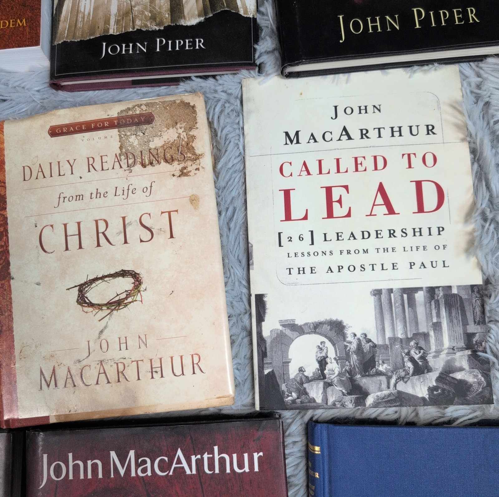 John MacArthur (Jr.) Collection Lot Of 16 Books John Piper Hardcore Softcover