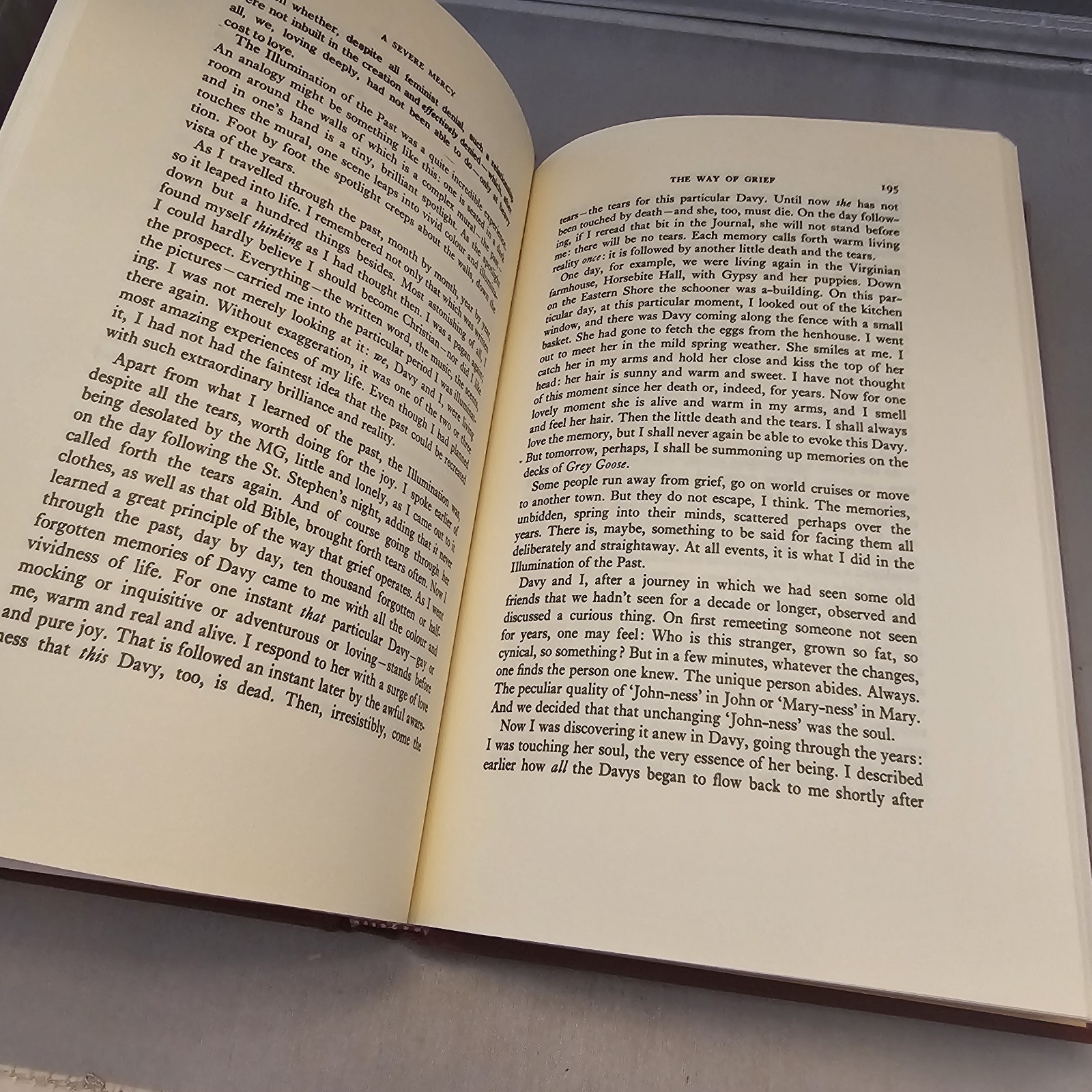 A Severe Mercy: Davy’s Edition Second Edition HC 2nd Ed Sheldon Vanauken 1977