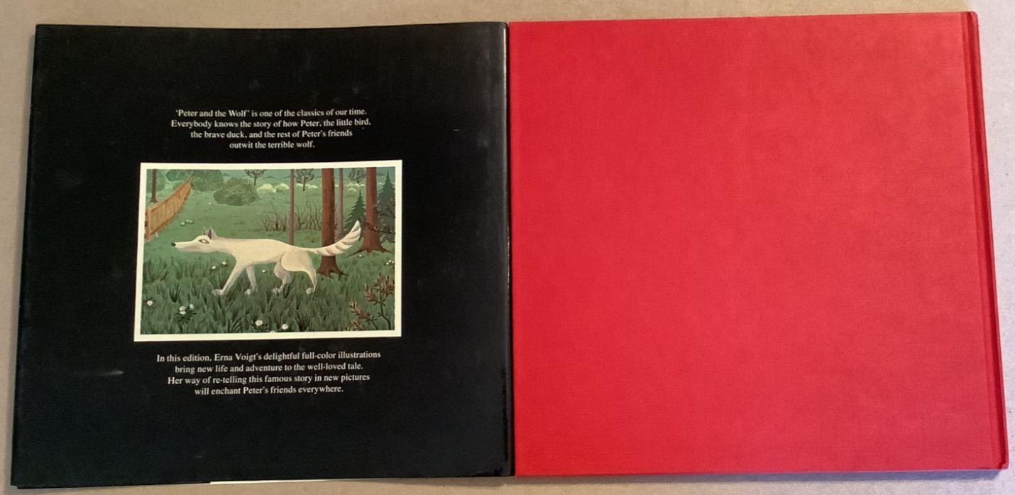 VG 1980 HC DJ First Edition Peter & Wolf Sergei Prokofiev Erna Voigt