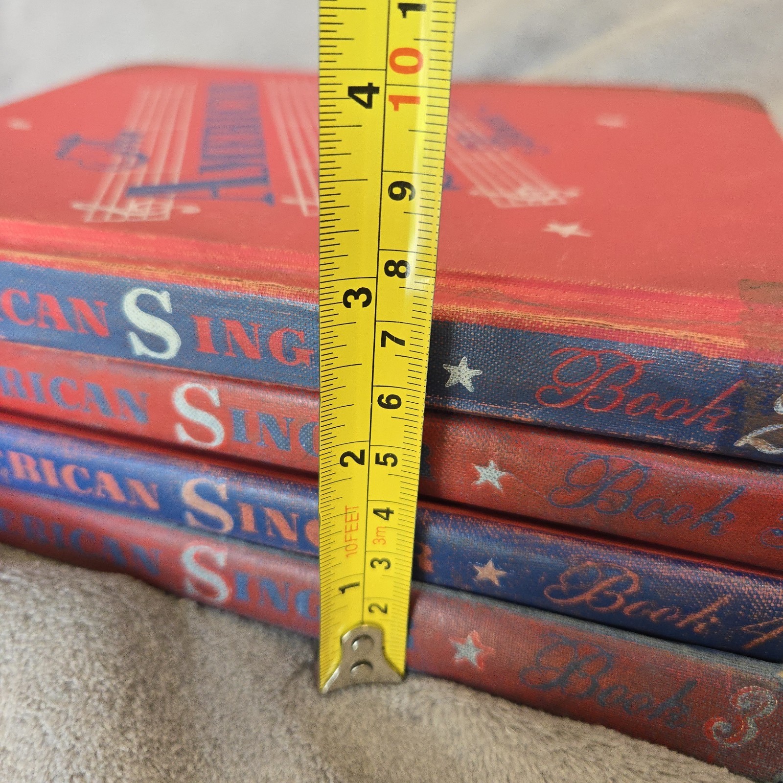 The American Singer Book 2, 3, 4, 5 Hardcover 1940s-50s Vintage School Americana