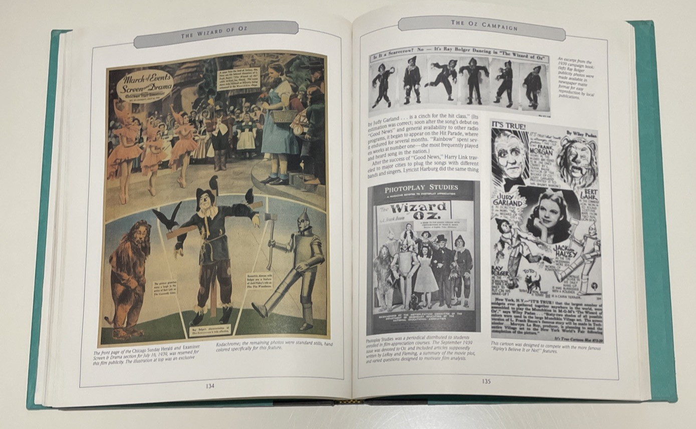 1989 The Wizard Of Oz: The Official 50Th Anniversary Pictorial History SIGNED