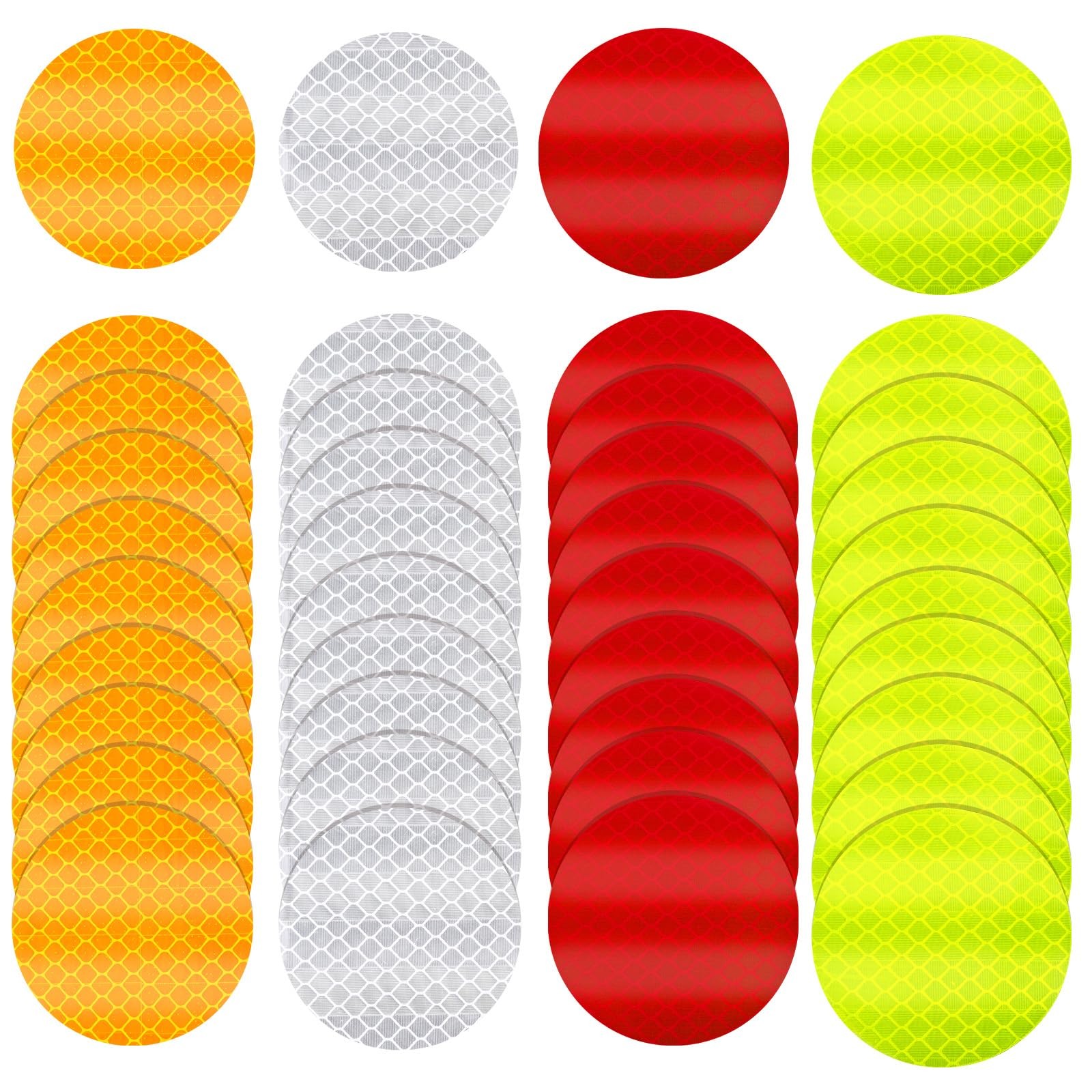 40Pcs HeavyDuty Waterproof Reflective Tape Stickers 5cm for Vehicle Safety