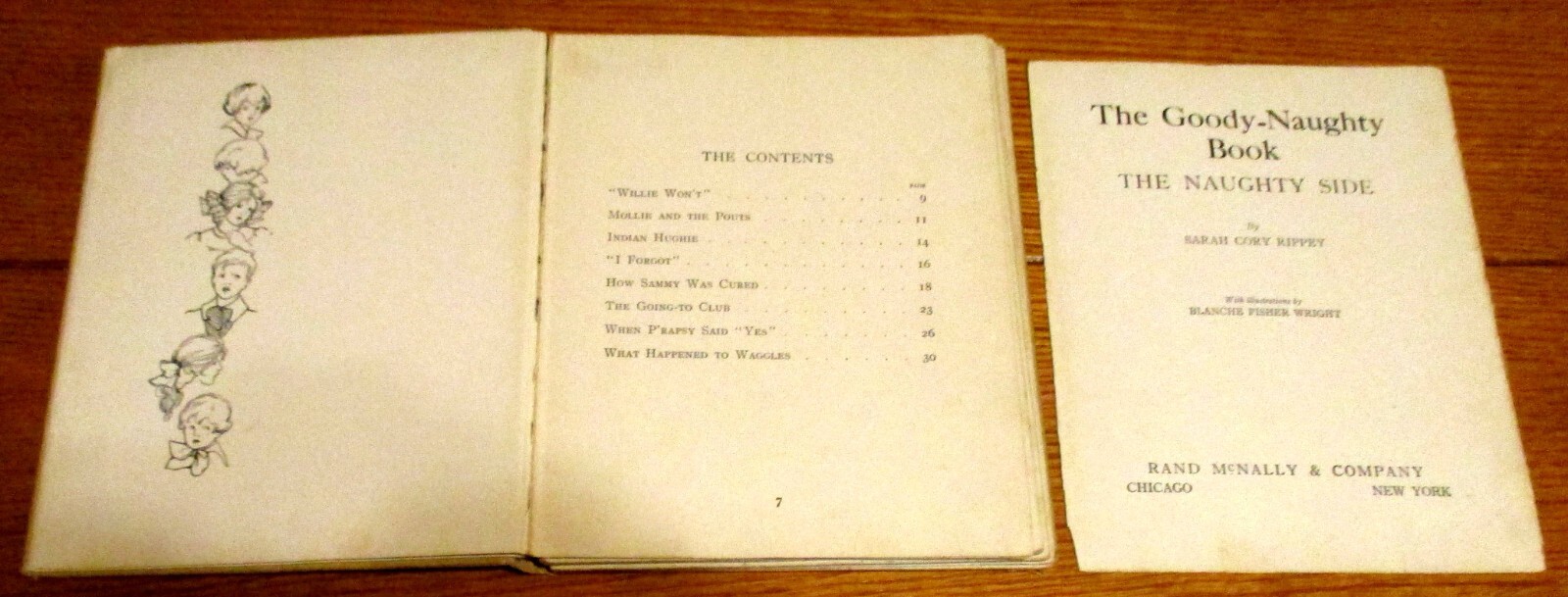 1913 The Goody-Naughty Book H/C 62 Pages