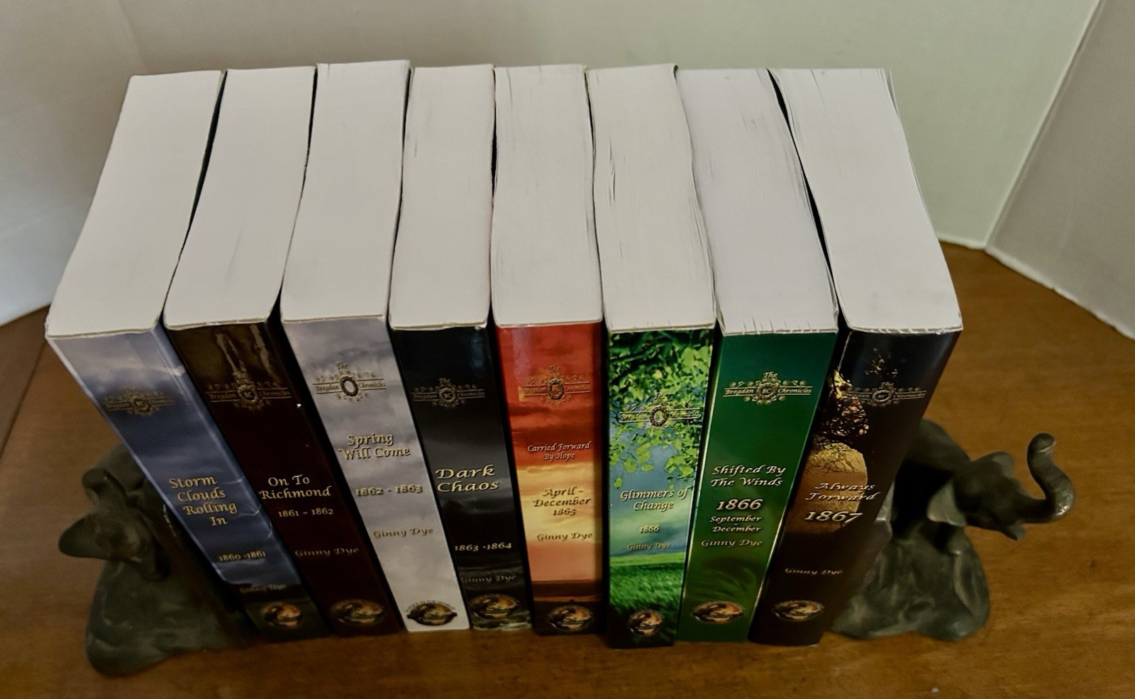 THE BREGDAN CHRONICLES by Ginny Dye Book Lot of 8 #1-4 6-9 PB Civil War