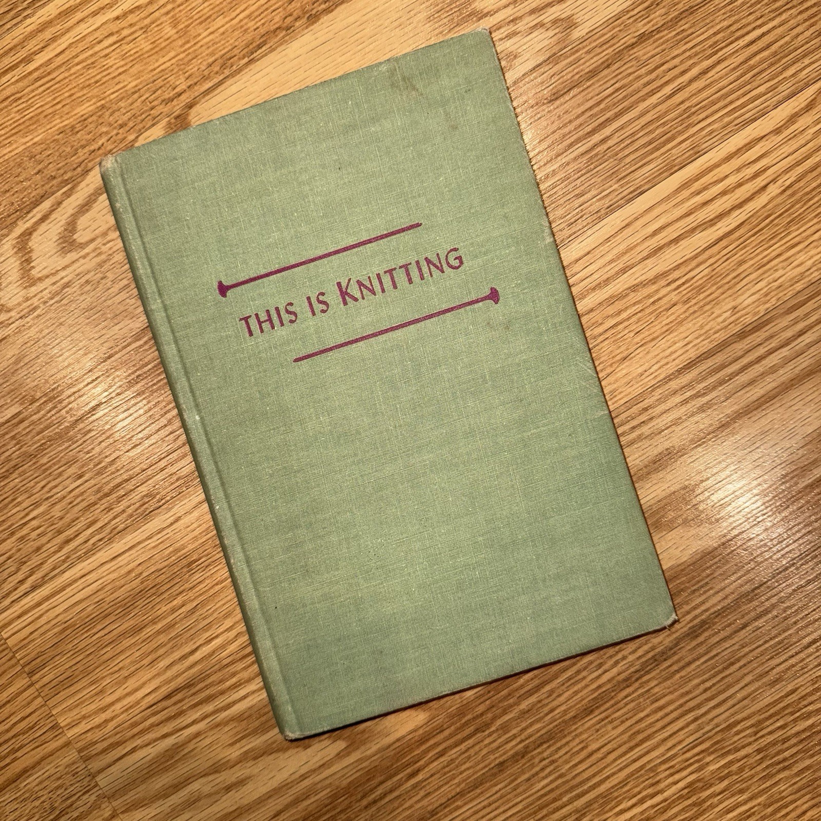 This Is Knitting Hardcover 1st Edition 1948 Instructional Book by Ethel Evans