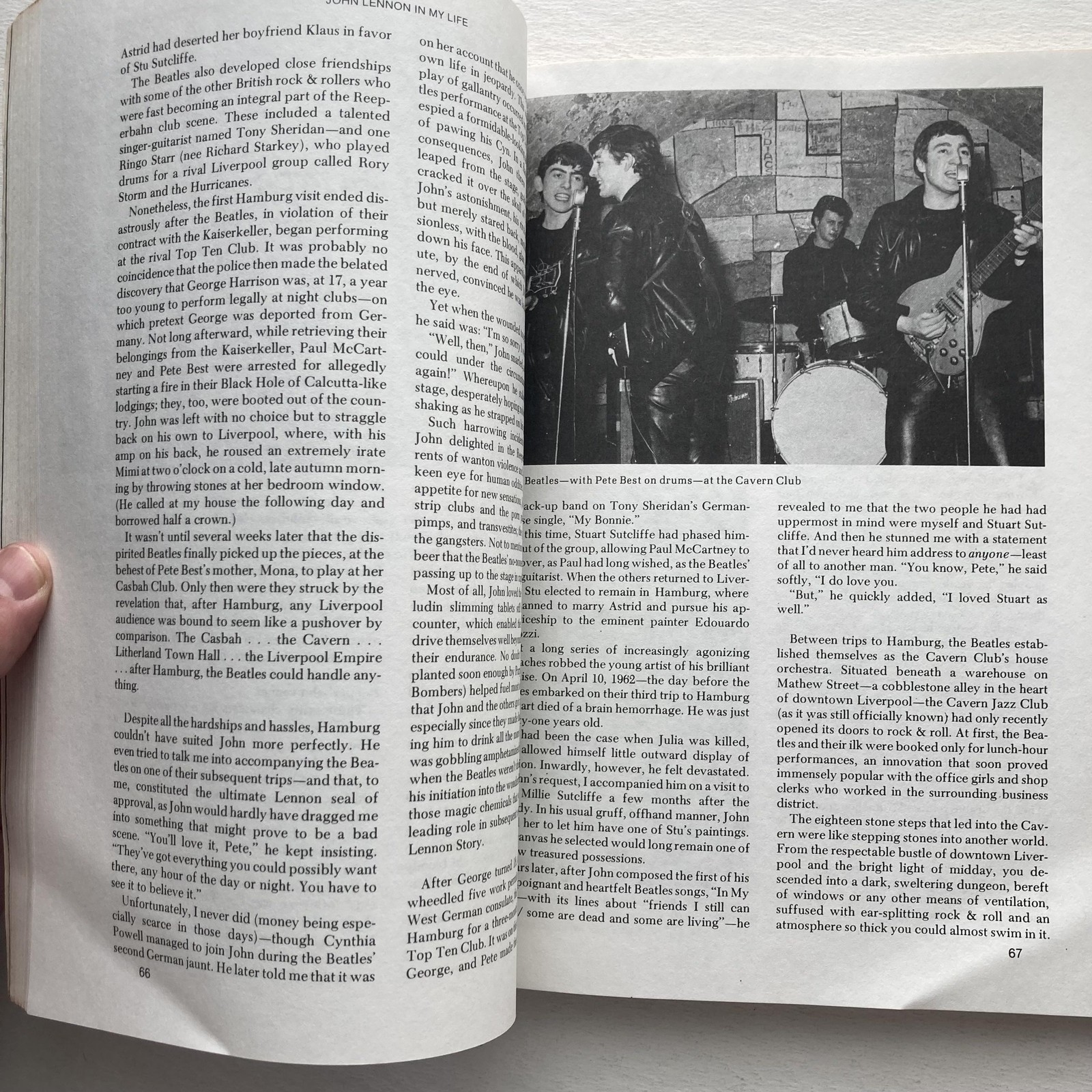Vintage John Lennon In My Life Shotton Schaffner Stein & Day Black PB 1983 USA
