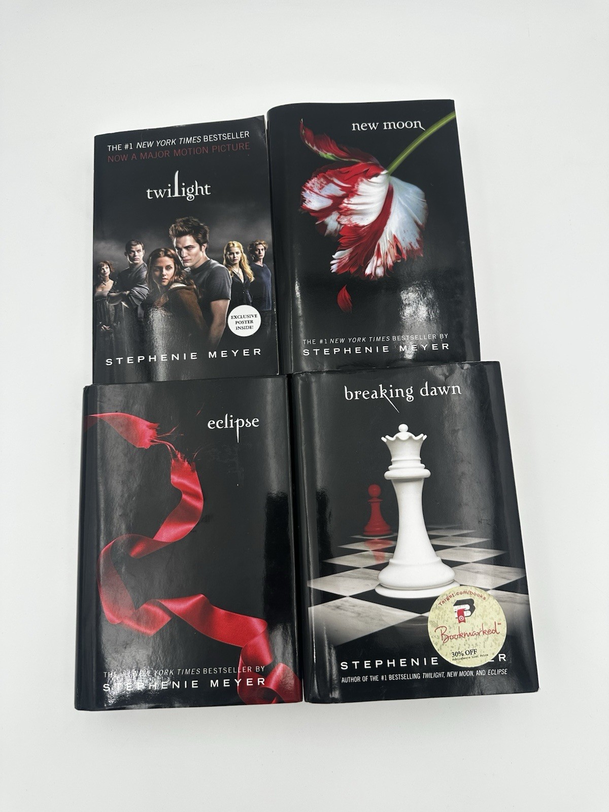 Lot Of 4 Twilight Saga Series Books by Stephenie Meyer Paperback/Hardcover Mix