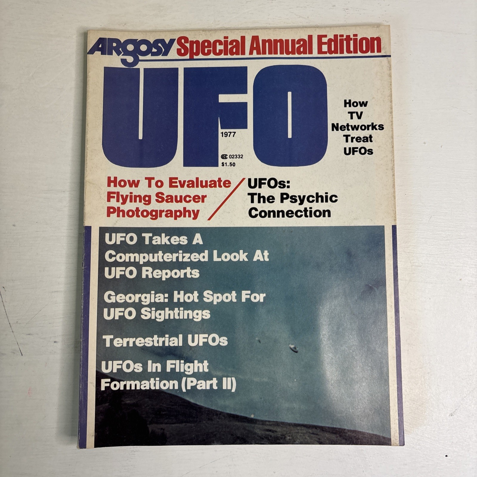 ARGOSY UFO Magazine 1977 Special Annual How to Evaluate Flying Saucer Photograph