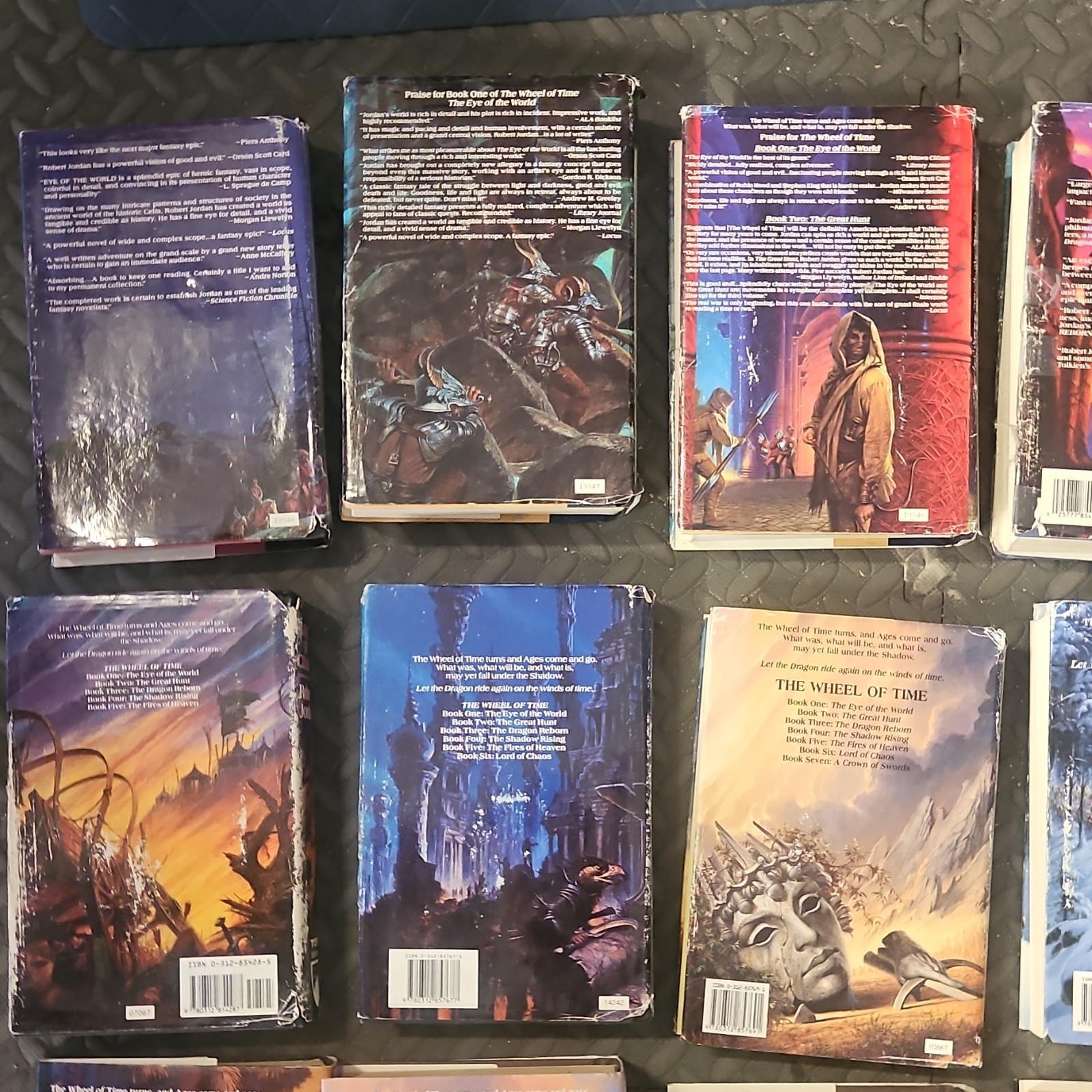 Robert Jordan/Brandon Sanderson Wheel of Time Hardcover Lot Tor DJ