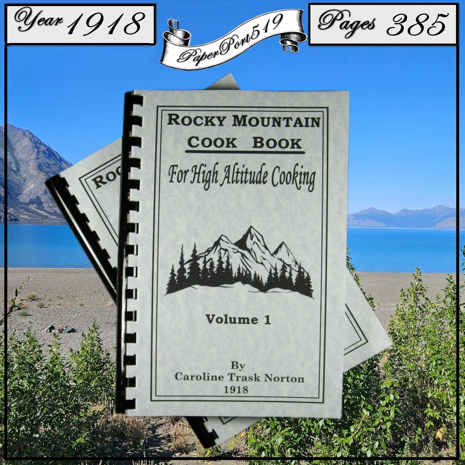1918 The Rocky Mountain Cook Book High Altitude Cooking 385 Pages
