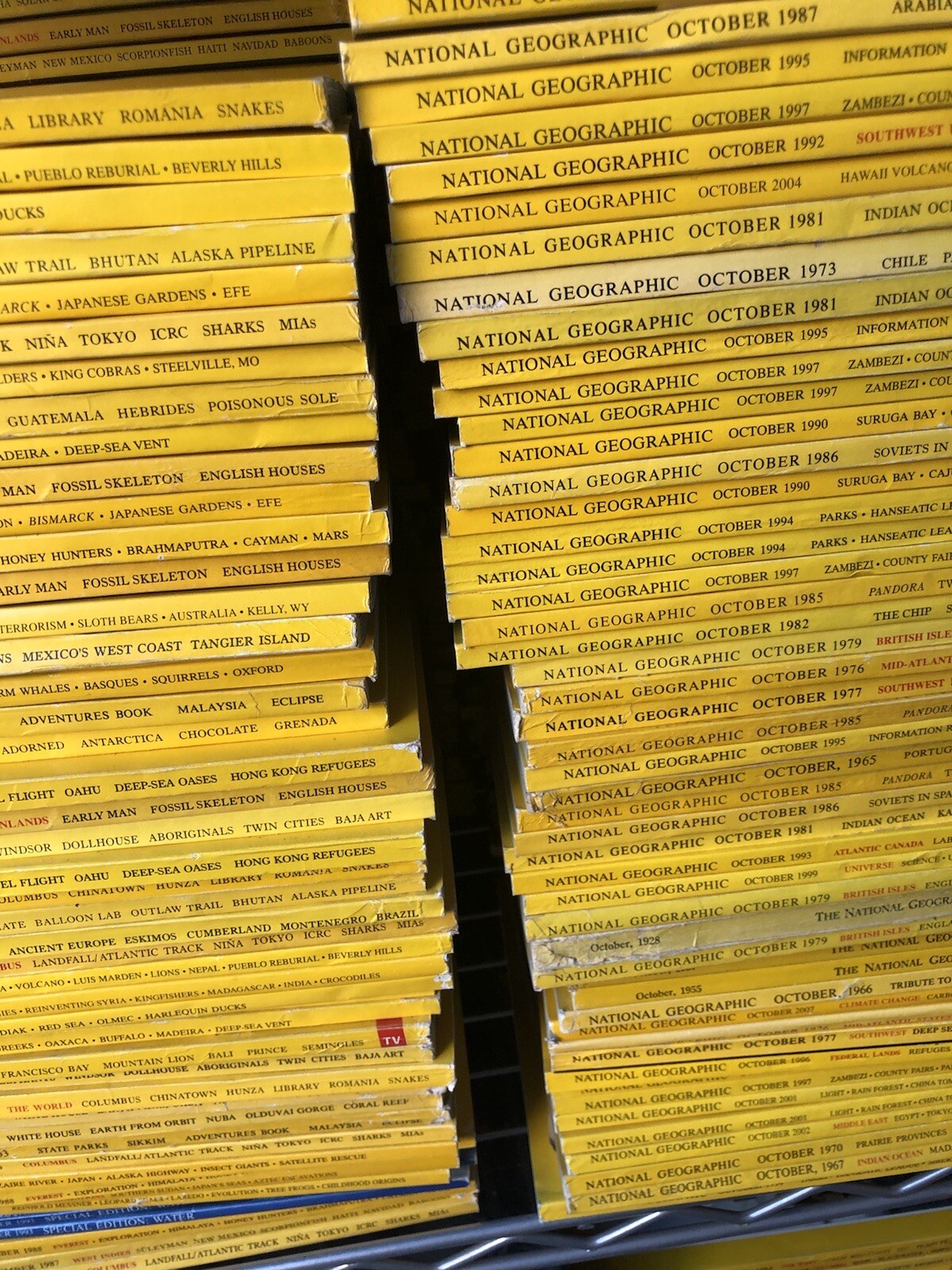 Lot of 5 National Geographic Magazine Year 1930s-2020s Random PICK No duplicates