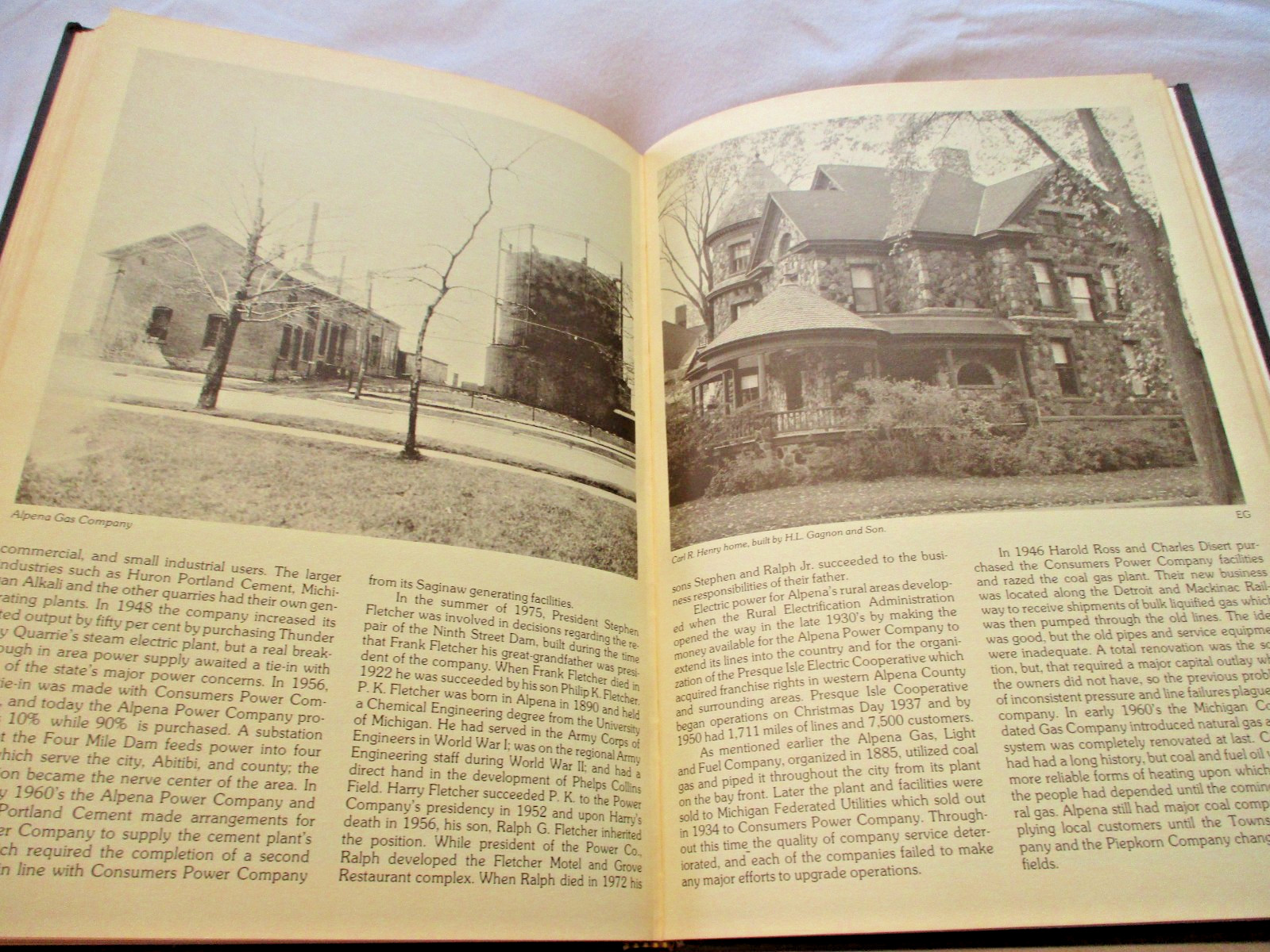 HOME WAS ALPENA Bicentennial History JOHN WESLEY LAW North Michigan Photos 1975