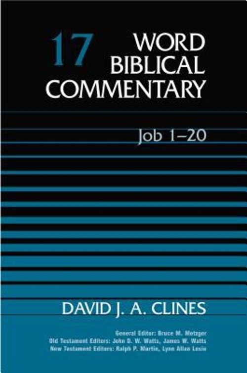 Job 1-20 Hardcover Clines, David J. A. Nelson Reference Staff