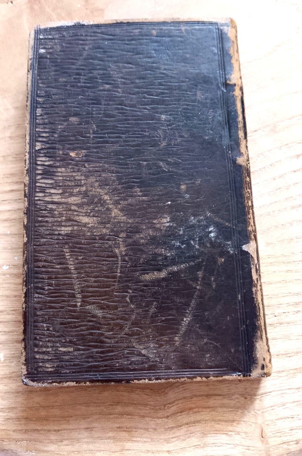 Antiquarian, miniature leather binding 12cm x 7cm The Economy of Human Life 1808