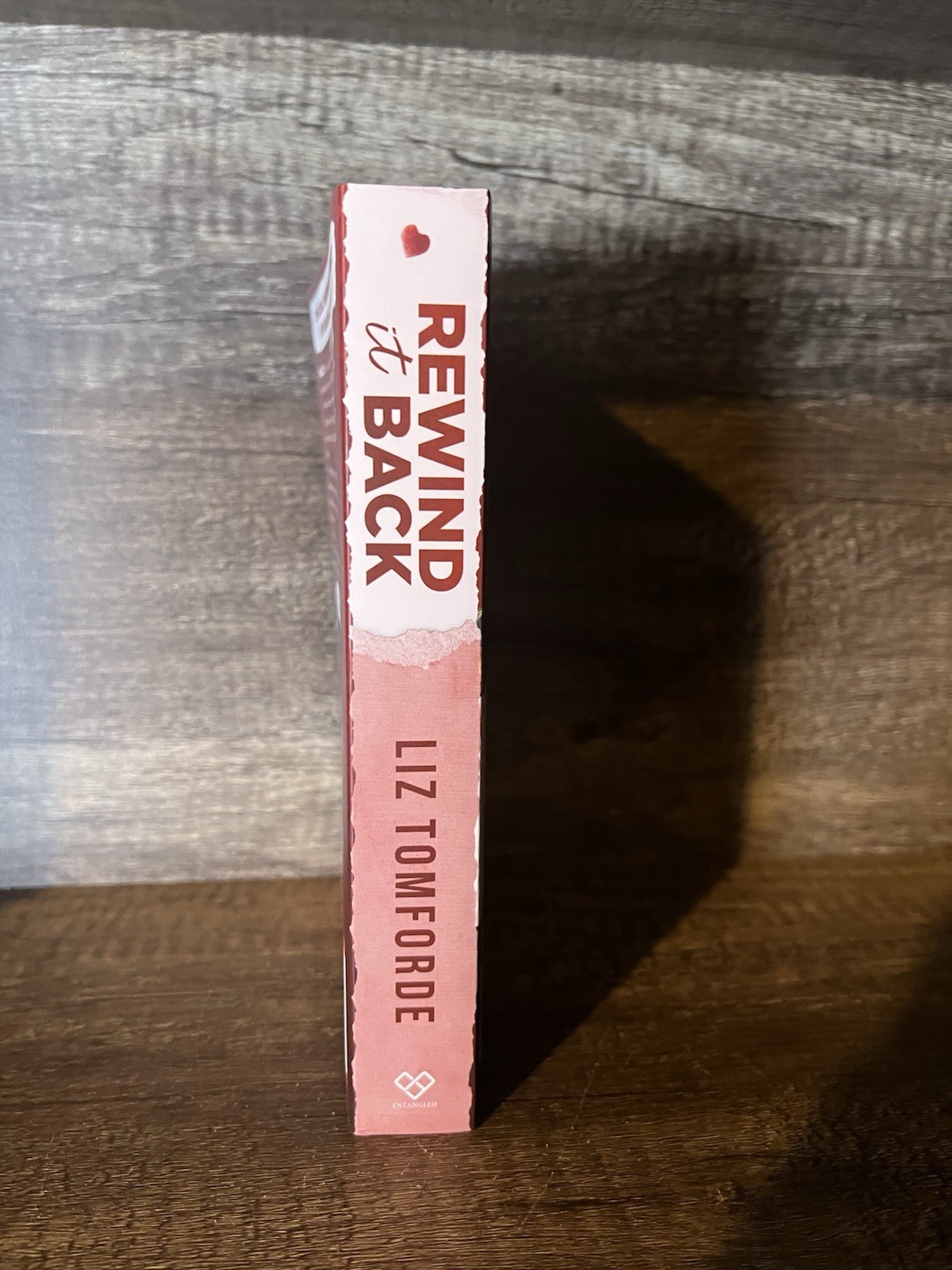 Rewind it Back (Deluxe Edition) Liz Tomforde Red Ombre Sprayed Edges OOP Rare