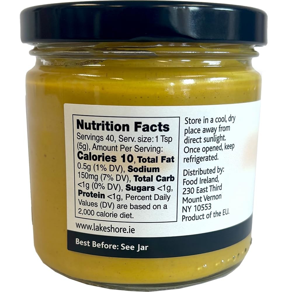 Lakeshore Strong Irish Mustard 7.7 oz. jar Ounce (Pack of 1)