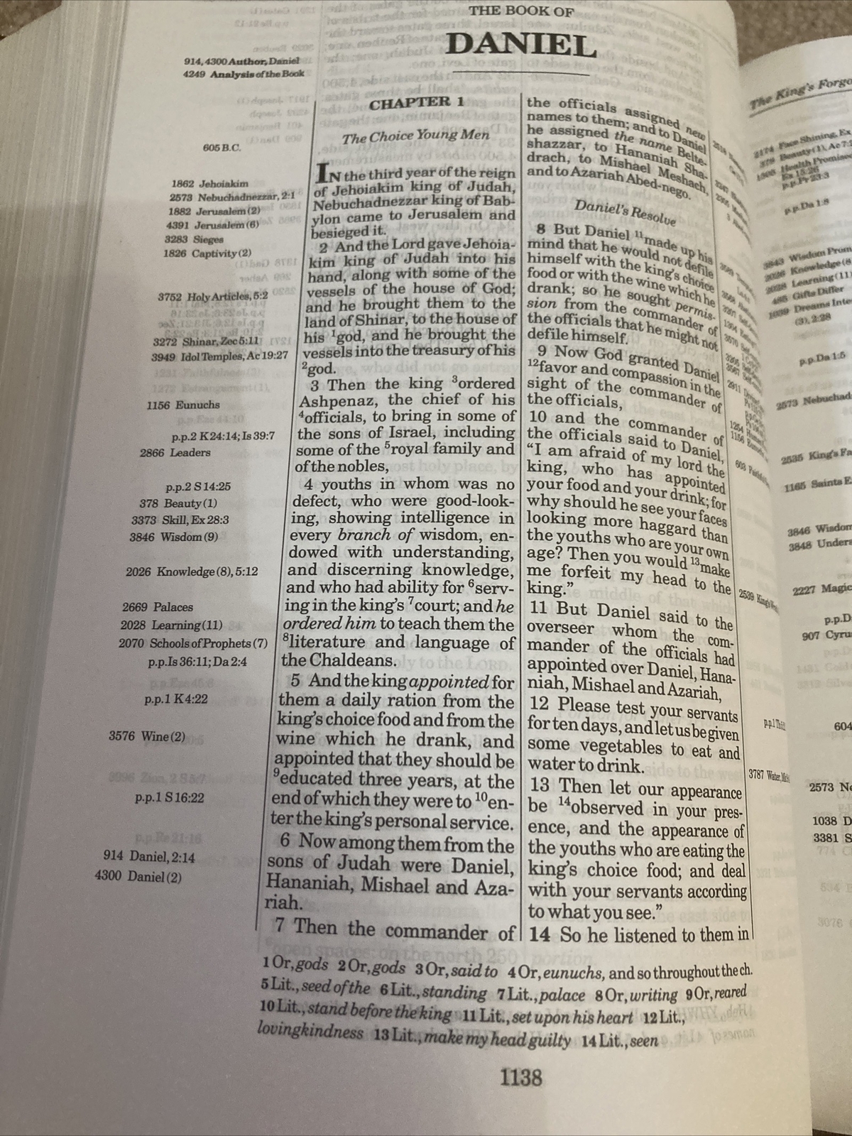 NASB THOMPSON CHAIN REFERENCE BIBLE 1977 RED LETTER BROWN LEATHER SOFT