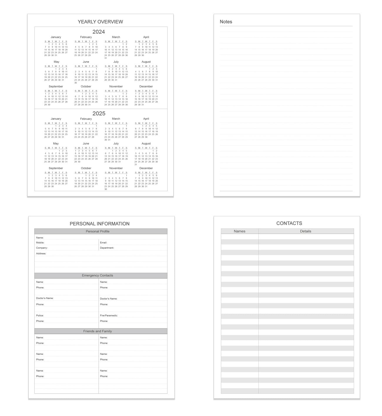 Engineering Notebook/Engineer Graph Paper Notebook – (.25″ Grid Format), Lab …