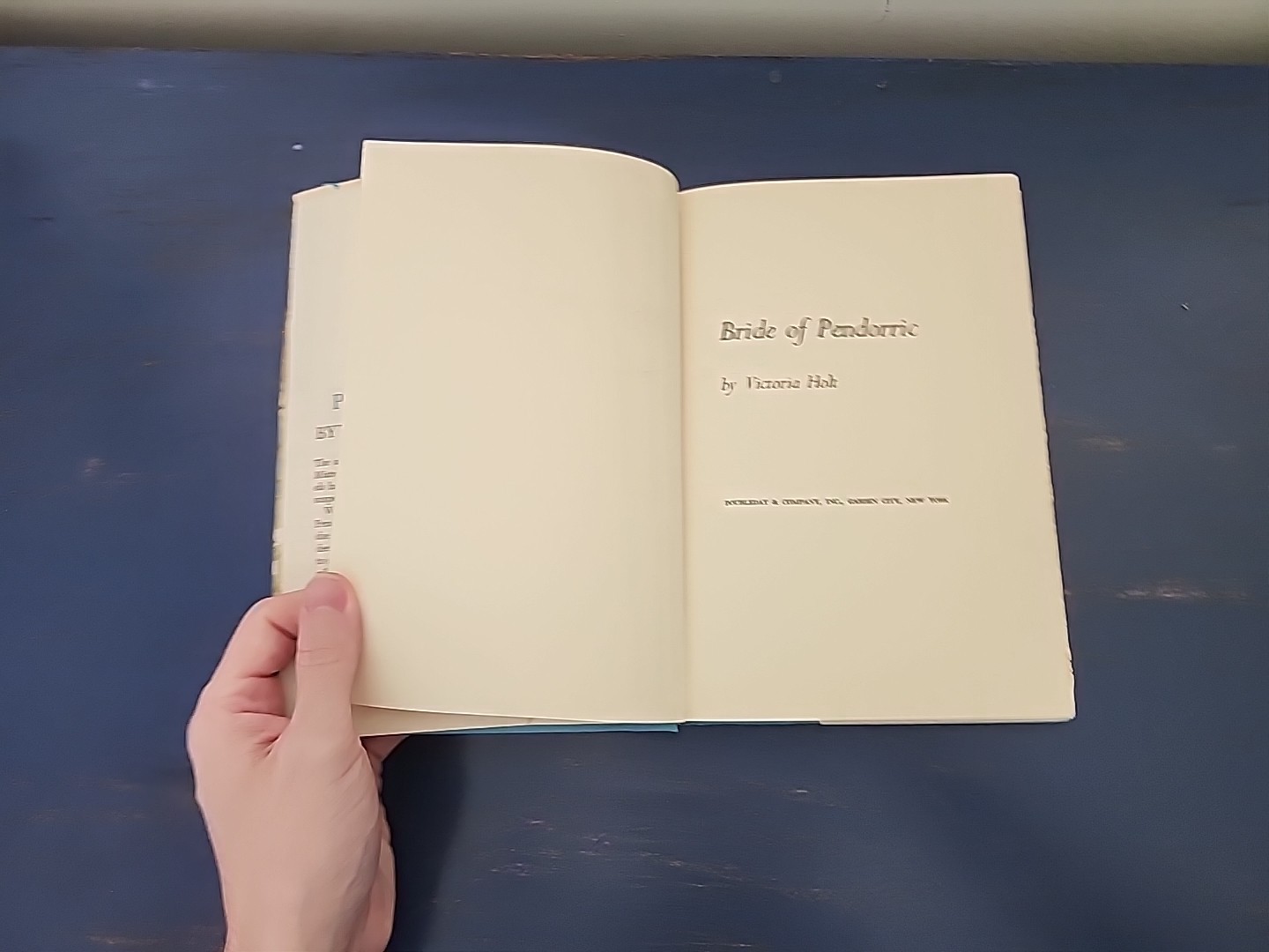 Vintage 1963 first edition hardcover book of Bride of Pendorric by Victoria Holt