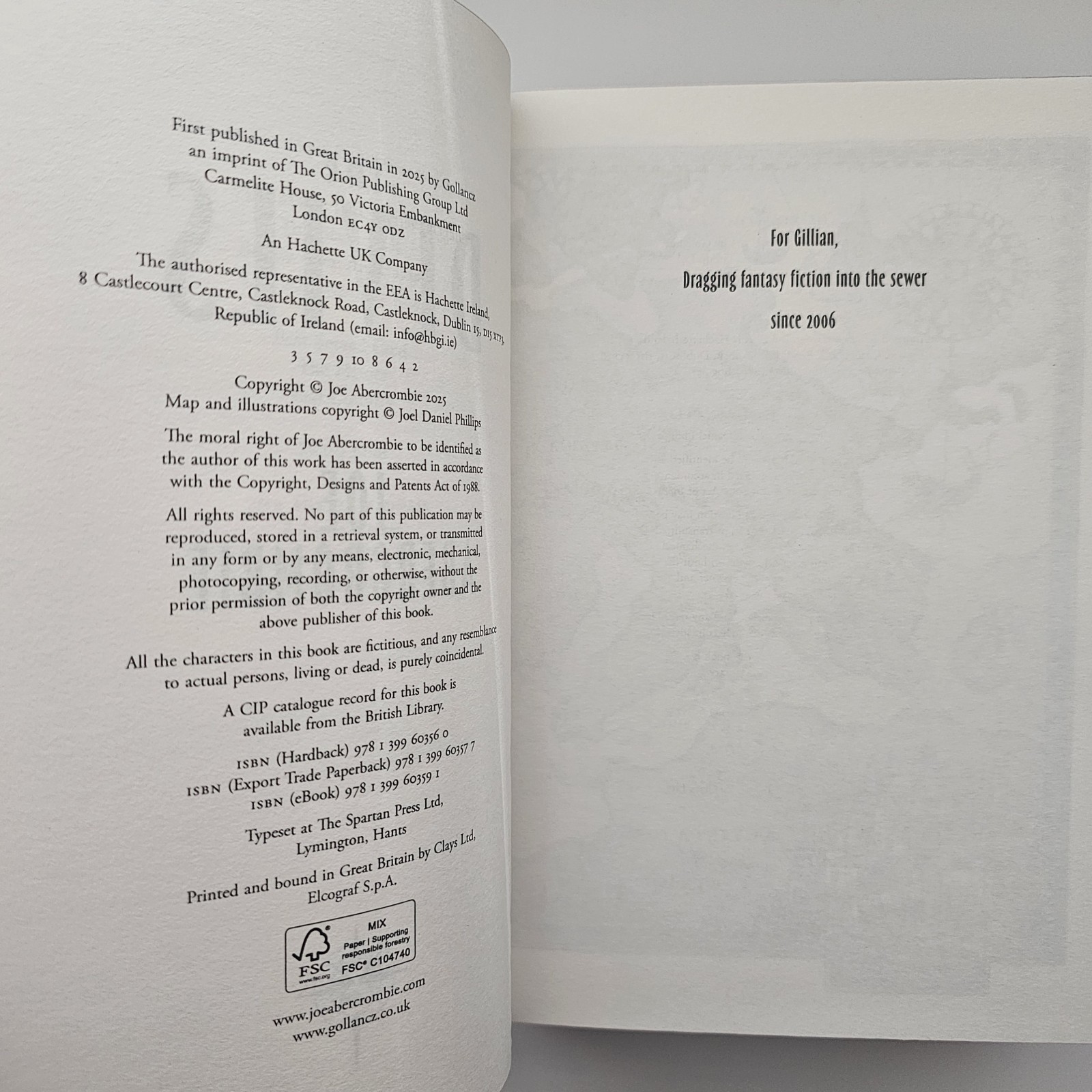 The Devils by Joe Abercrombie Broken Binding Special Edition NEW