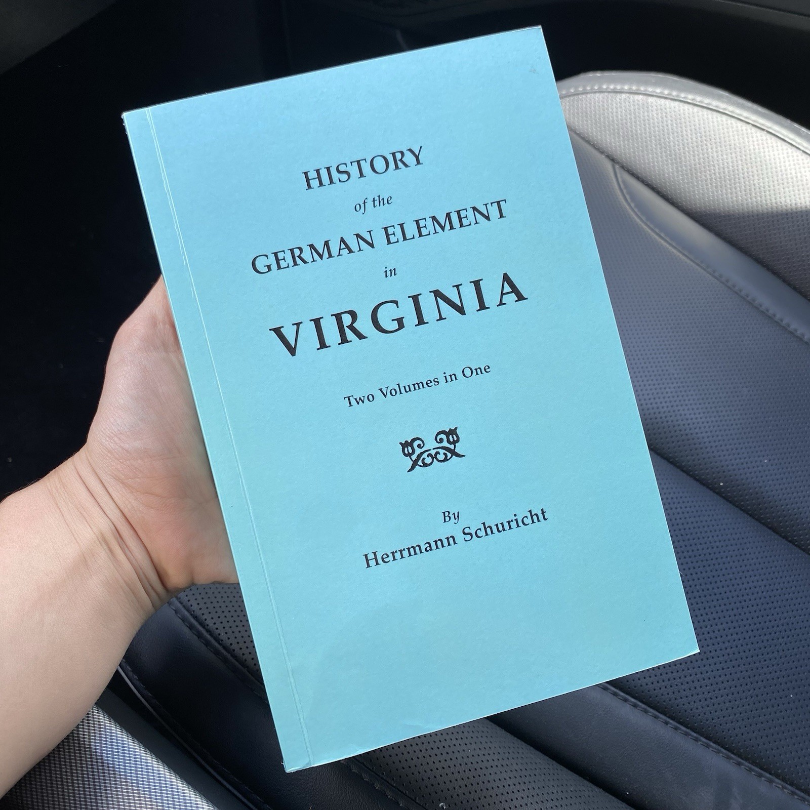 History of the German Element in Virginia. Two Volumes in One. with Indexes