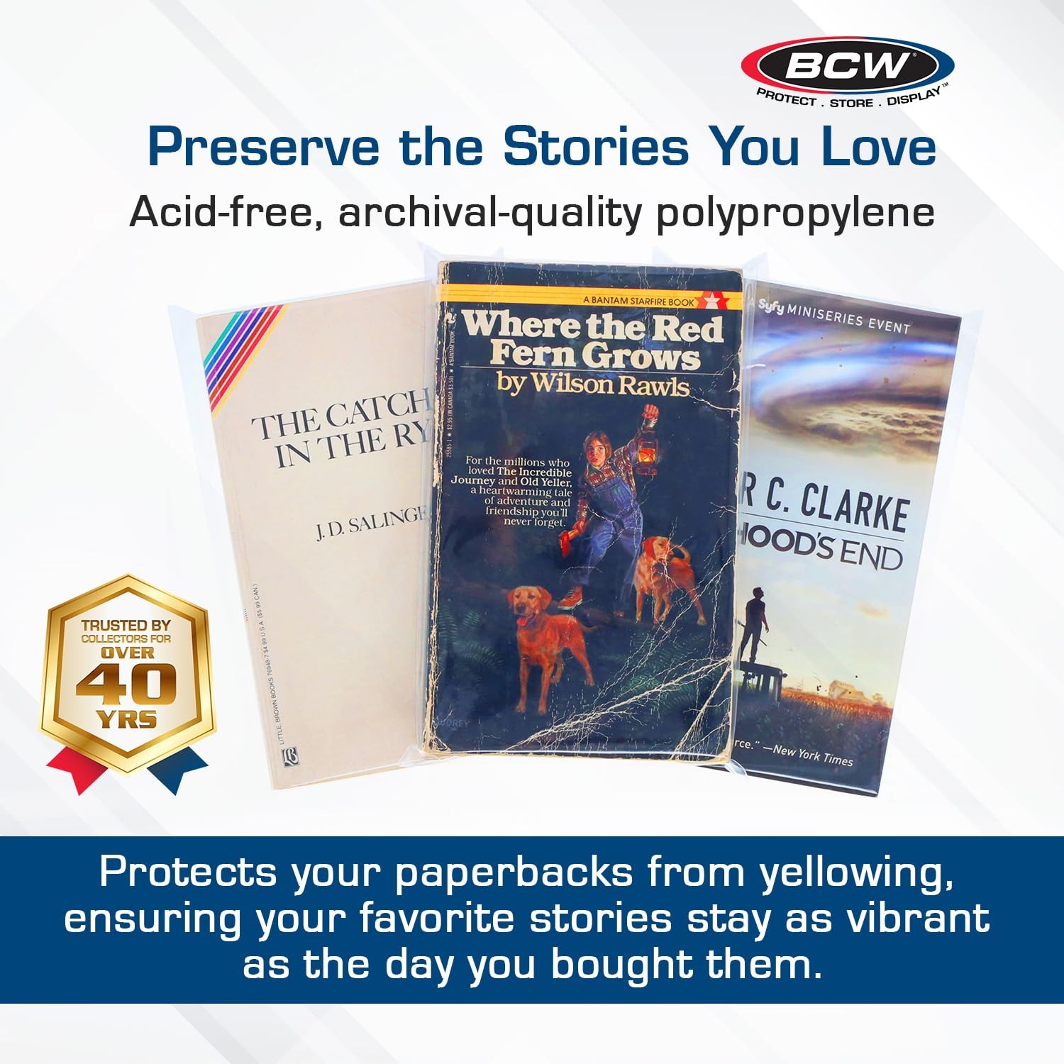 Paperback Book Bags – 200-Pack | 5 x 7 3/8 Inches | Crystal Clear Polypropyle…