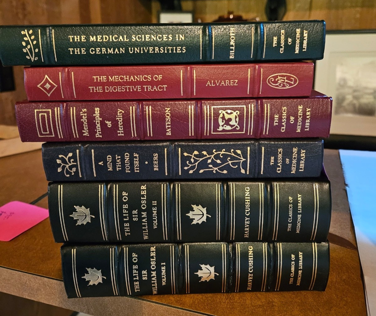 Classics of Medicine Library, Leather bound Gryphon Editions, CHOOSE TITLE