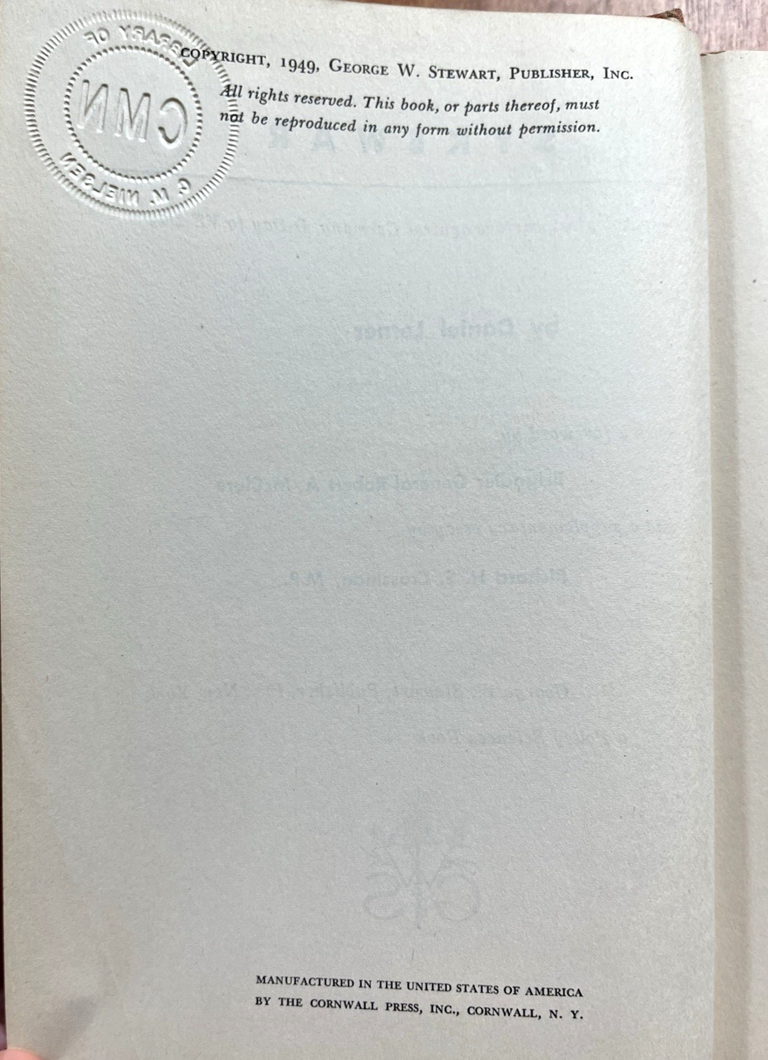 Sykewar: Psychological warfare against Germany by Daniel Lerner (1949, HC) VG
