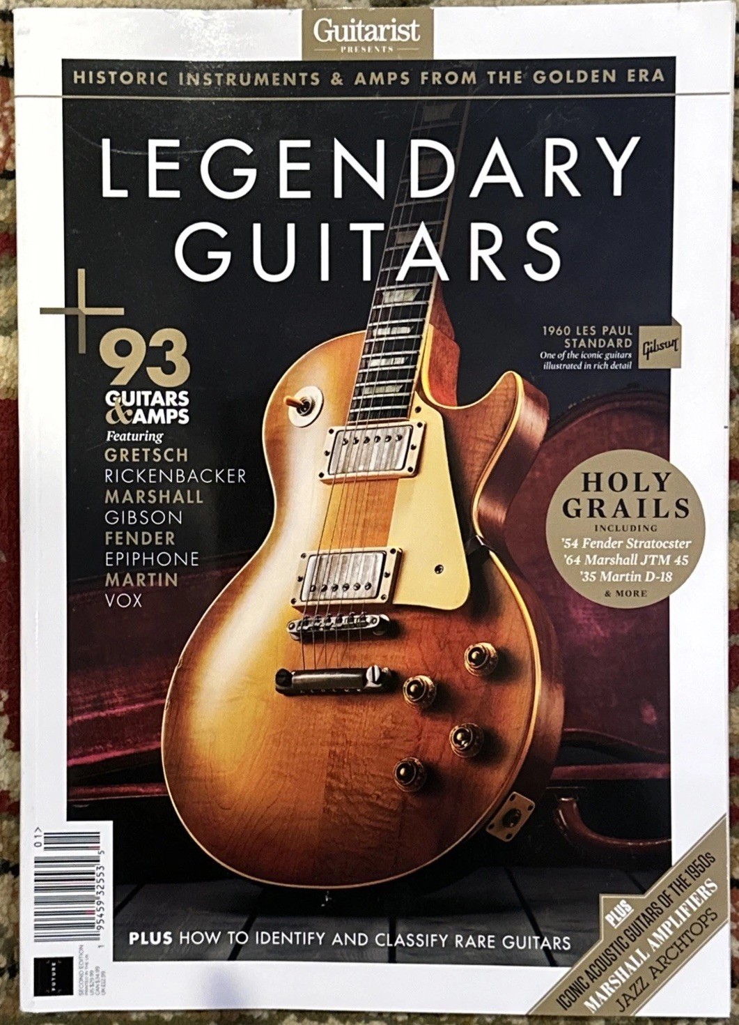 Guitarist Presents LEGENDARY GUITARS Gretsch Rickenbacker Holy Grails