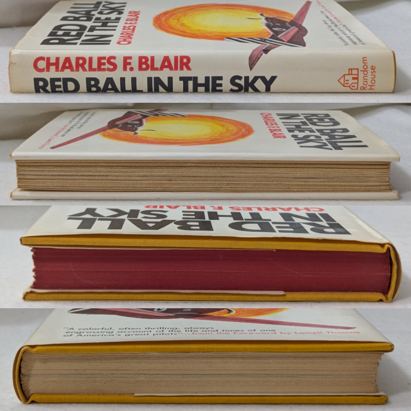 SIGNED Charles F. Blair Red Ball in the Sky 1969 2nd Print Hardcover