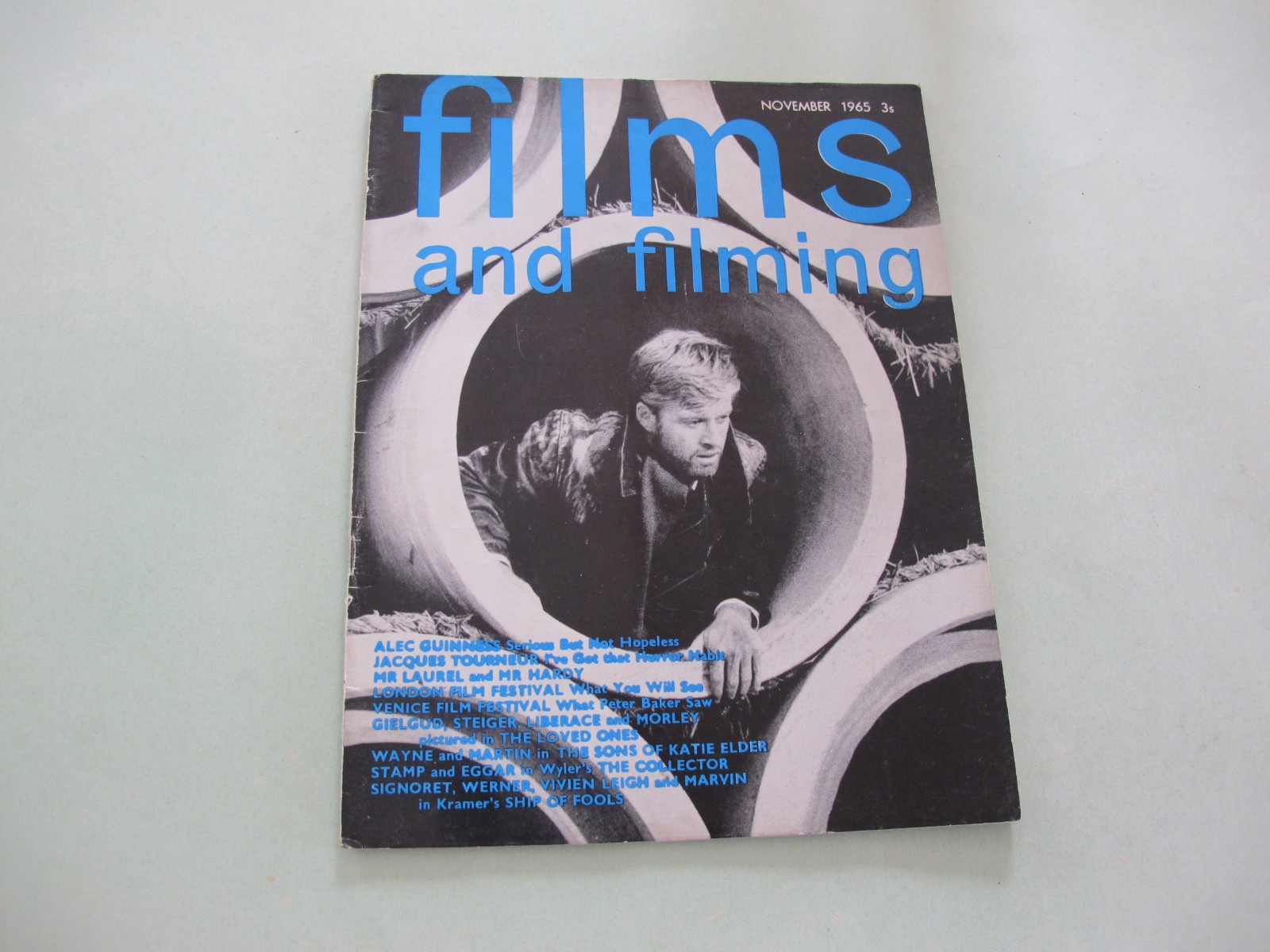 1965 Robert Redford Films and Filming Magazine 58 pages