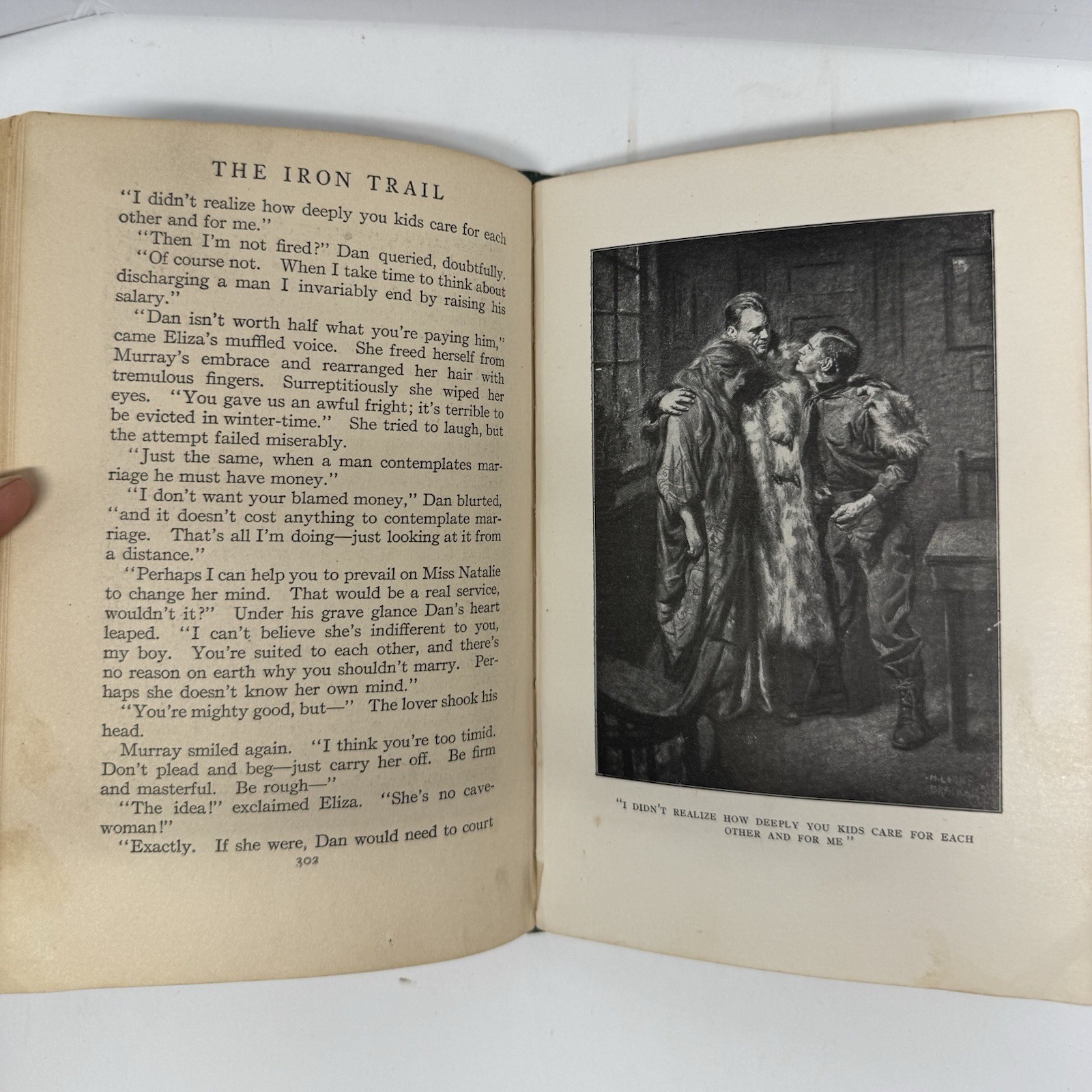 The Iron Trail Rex Beach A.L. Burt Early Printing 1913 HC Alaskan Romance