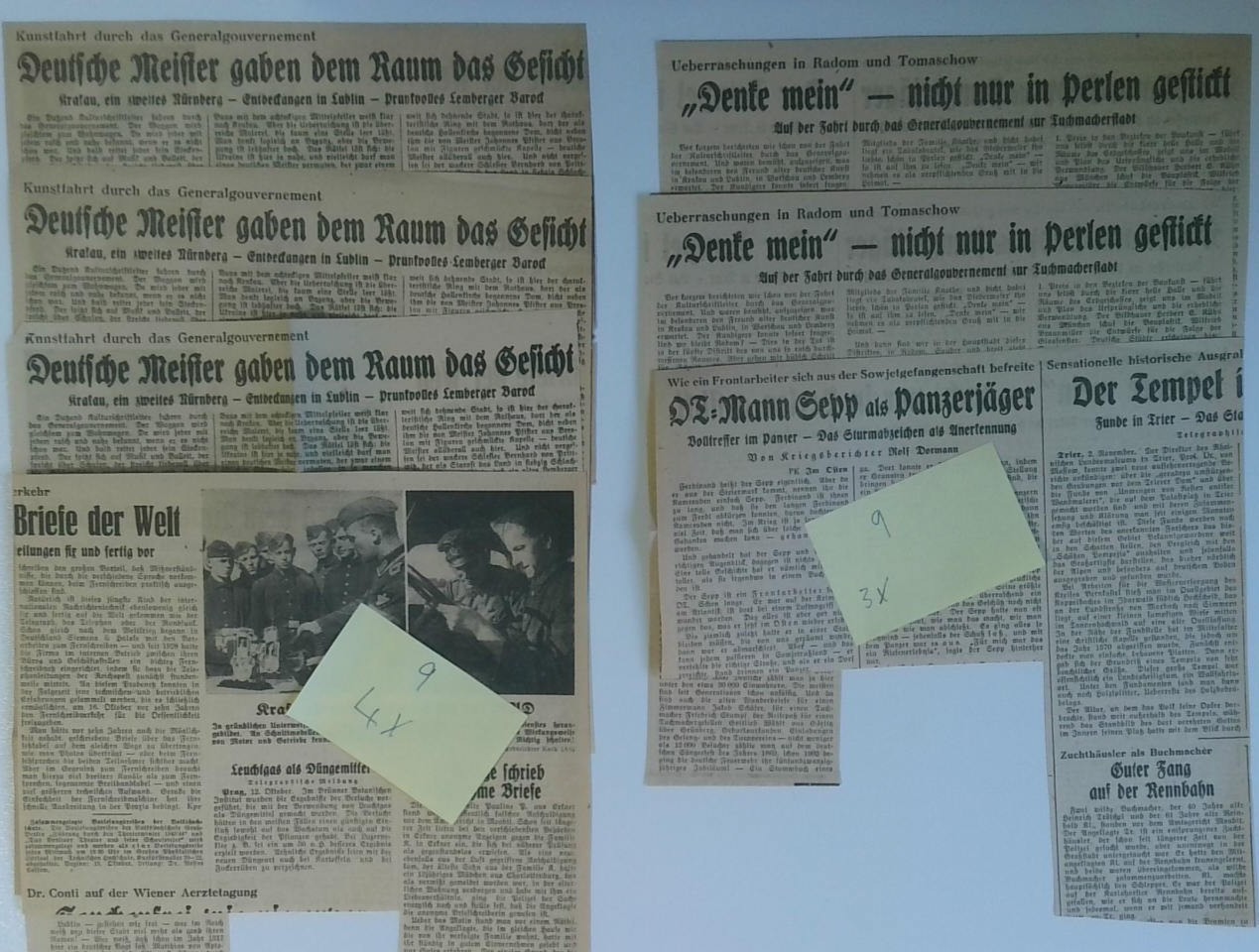 Umfassendes Konglomerat des Bevollmächtigten des Generalgouverneurs ca.1933-1944