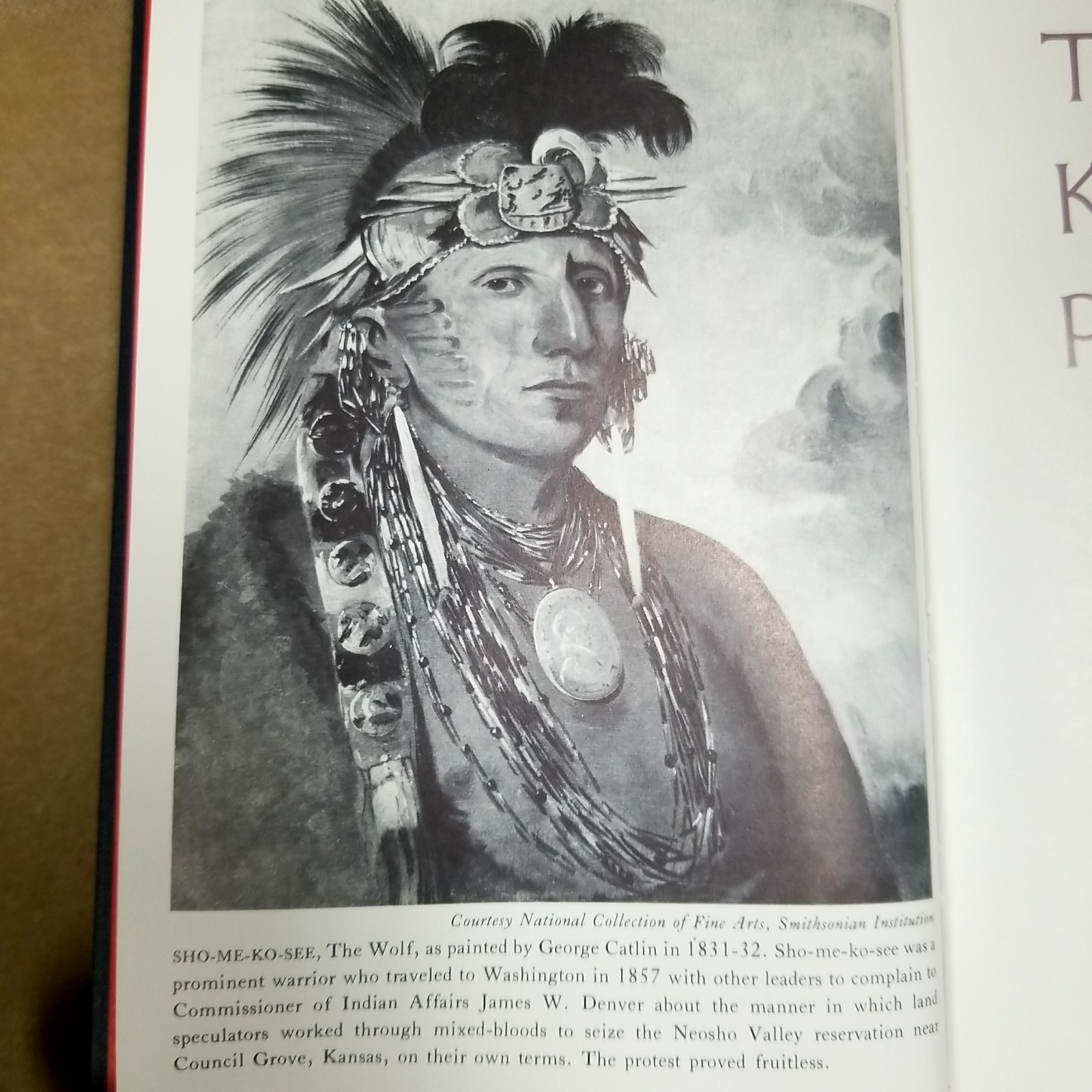 Indian Tribal Series Book Signed By Chief Mehojah Jr. 1376/15,000 The Kaw People