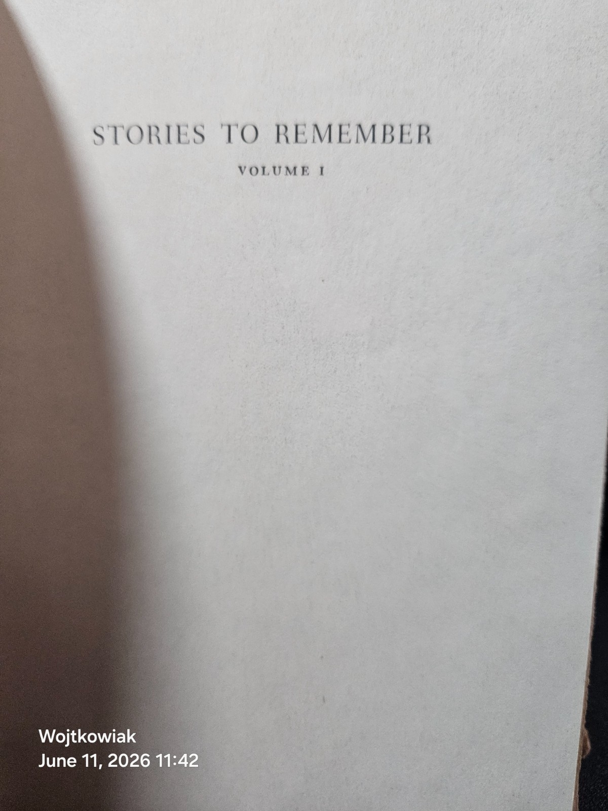 35# Stories to Remember Costain Beecroft 1956 Doubleday Hardcover Book Club Ed