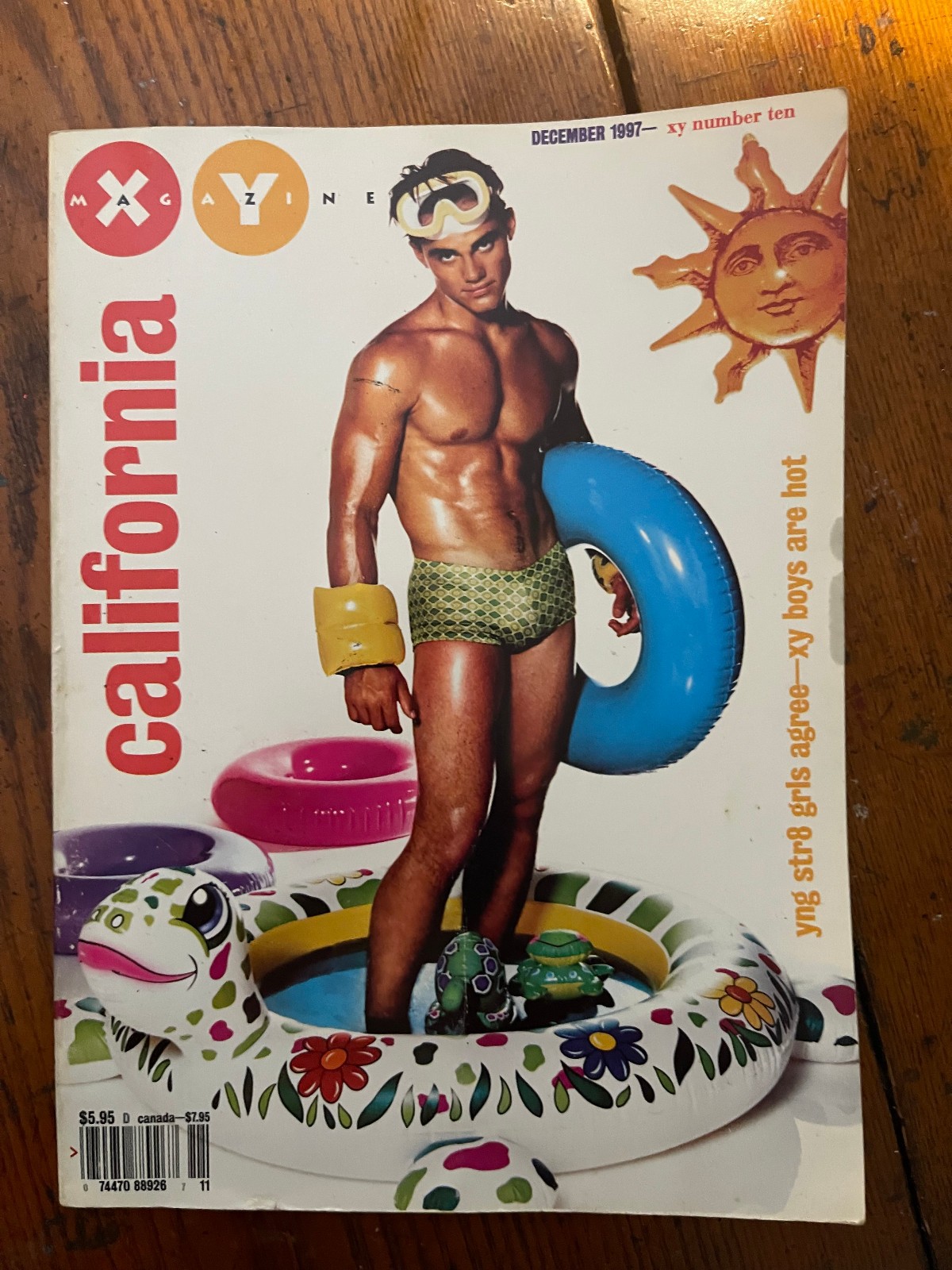 RARE Vintage XY Gay Magazine Number Ten December 1997 ‘Calfornia’ Joshua Pucket