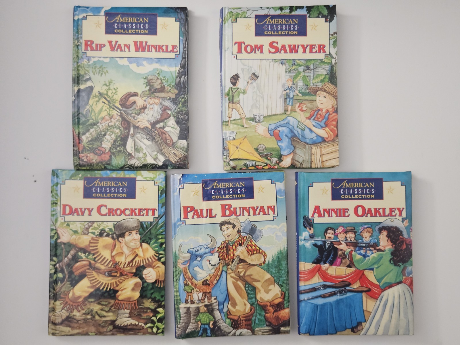 VTG Tormont 1998 American Classics Collection 5 Mini Books Illustrated For Kids