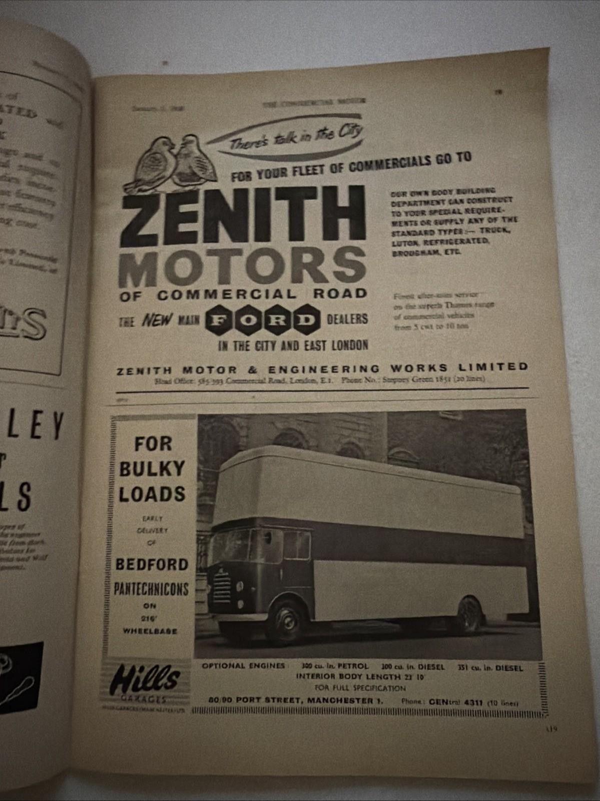 Commercial Motor Magazine 1 January, 1960 Thames Trucks & Vans By Ford 58 Pages