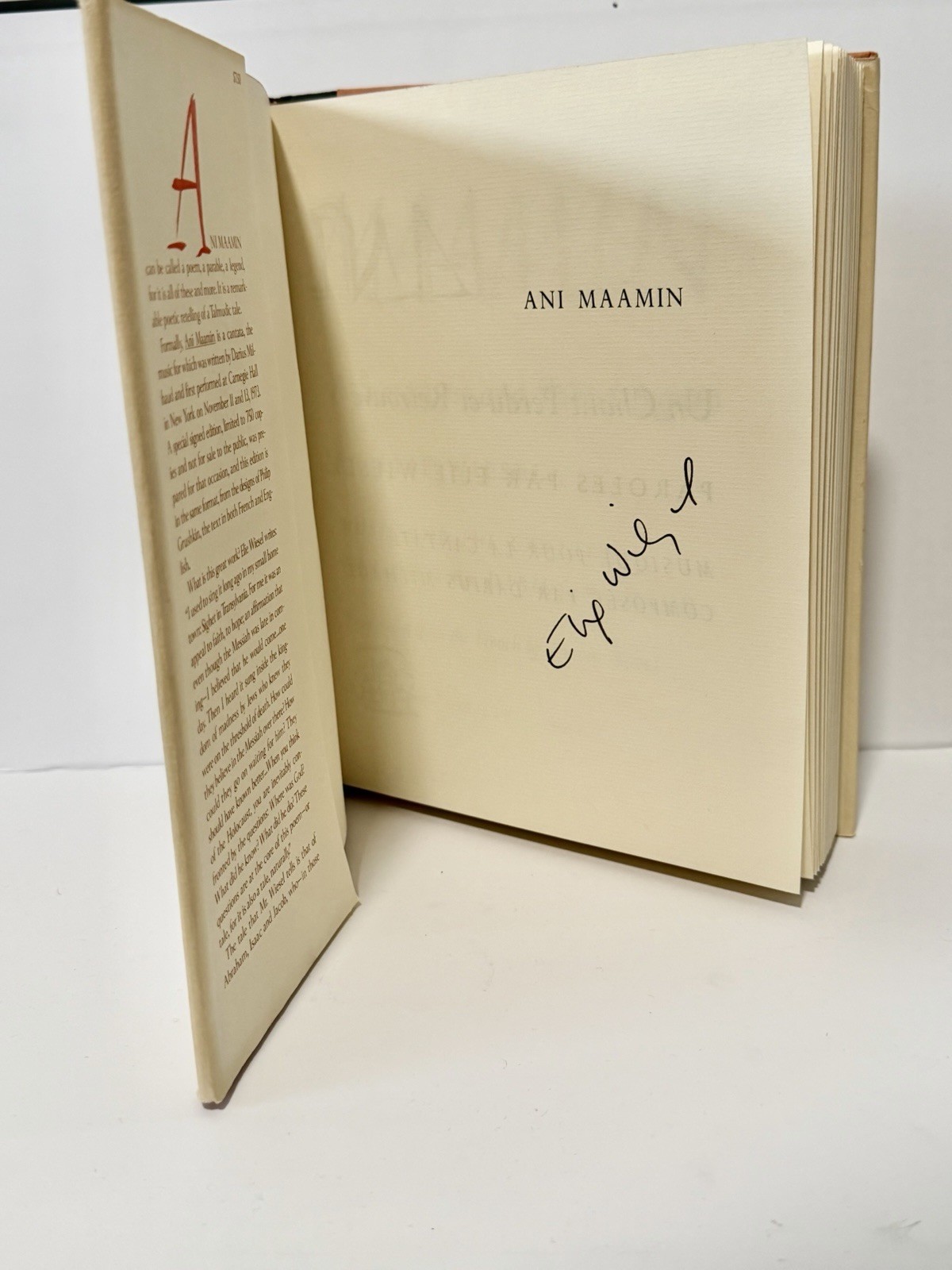 Elie Wiesel Rare Collection: 9 Books Including Signed Limited Edition!