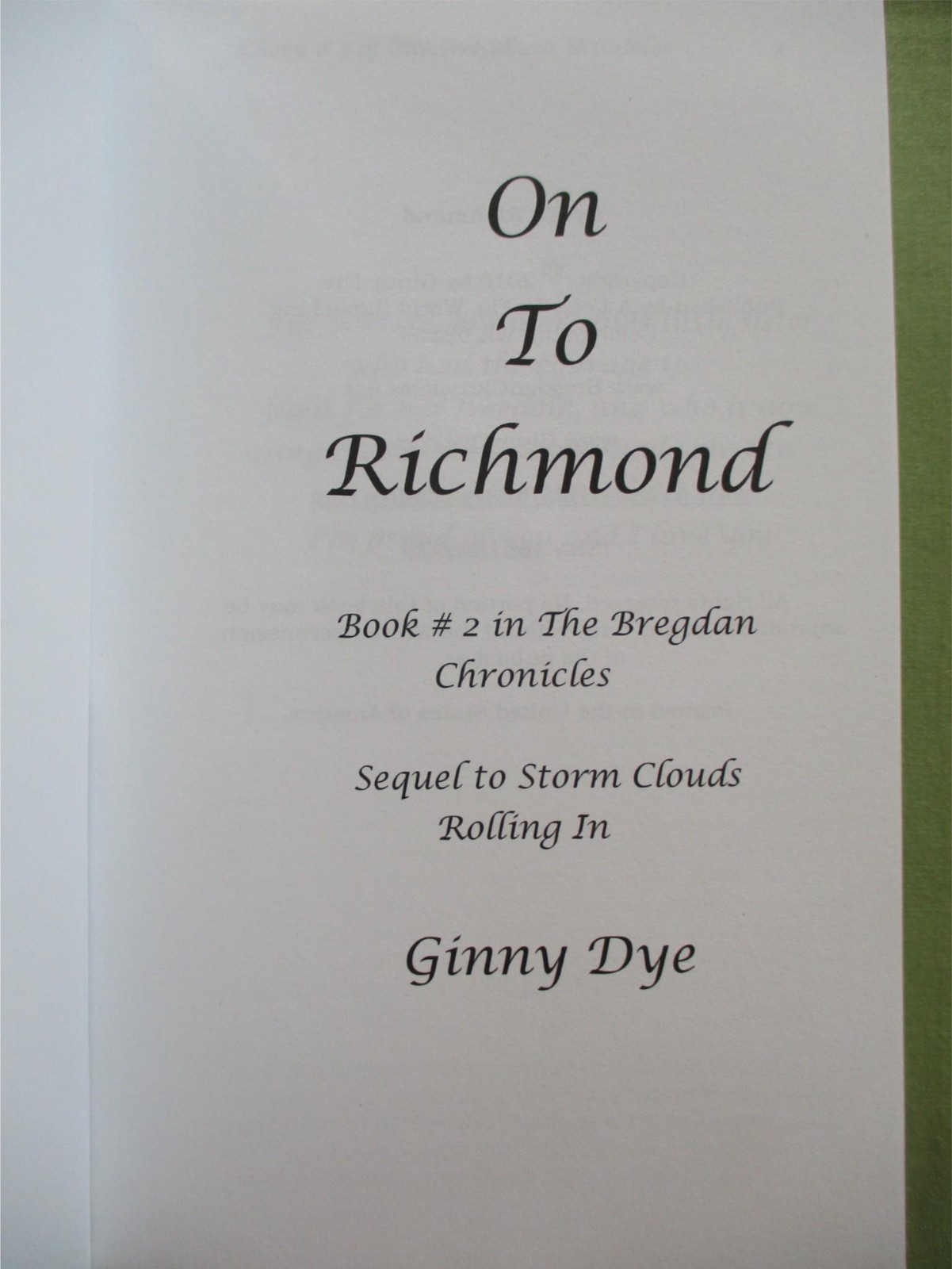 THE BREGDAN CHRONICLES 2 Book Lot GINNY DYE #s1 & 2 Civil War Historical Romance