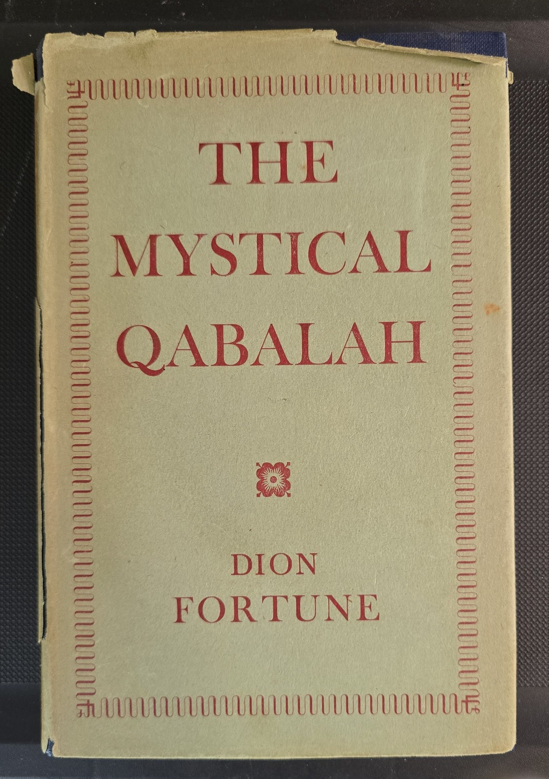 The Mystical Qabalah Dion Fortune Hardcover 1958