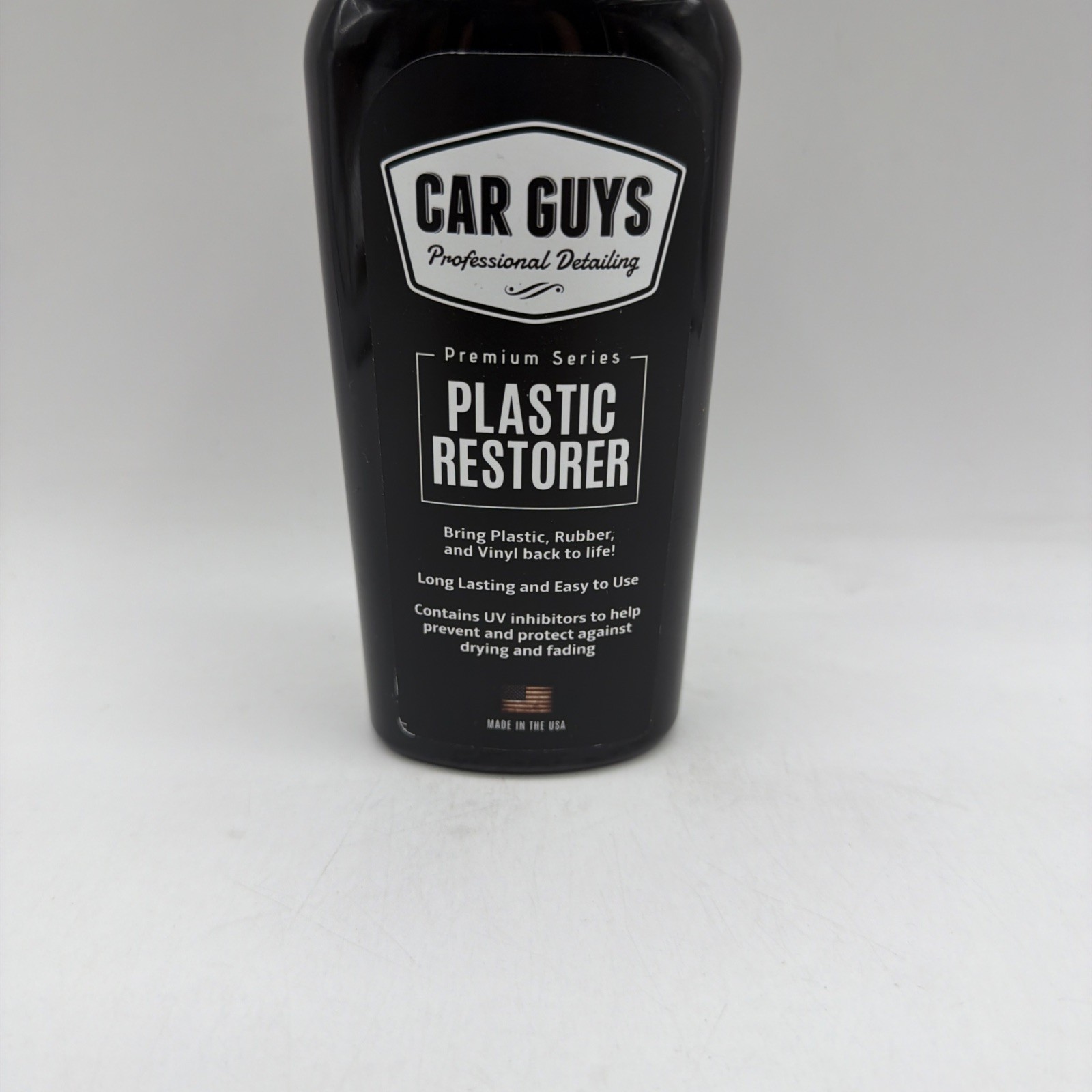 Car Guys Plastic Restorer Bring Plastic Rubber and Vinyl 8 Oz