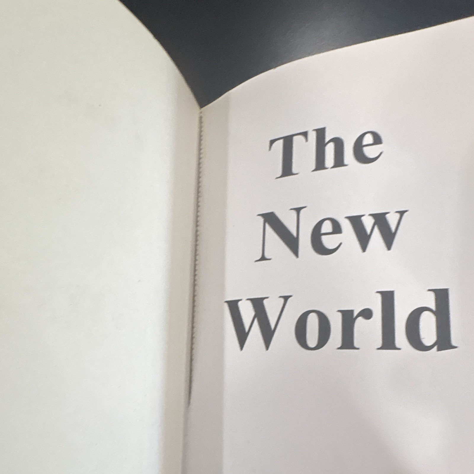 Mark Hamilton The New World 1st Printing Hardcover Neothink Society 2021 YA