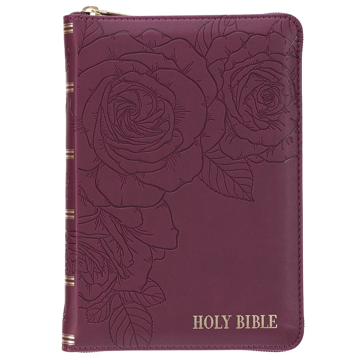 KJV Holy Bible, Compact Vegan Leather Red Letter Edition – Ribbon Marker, King